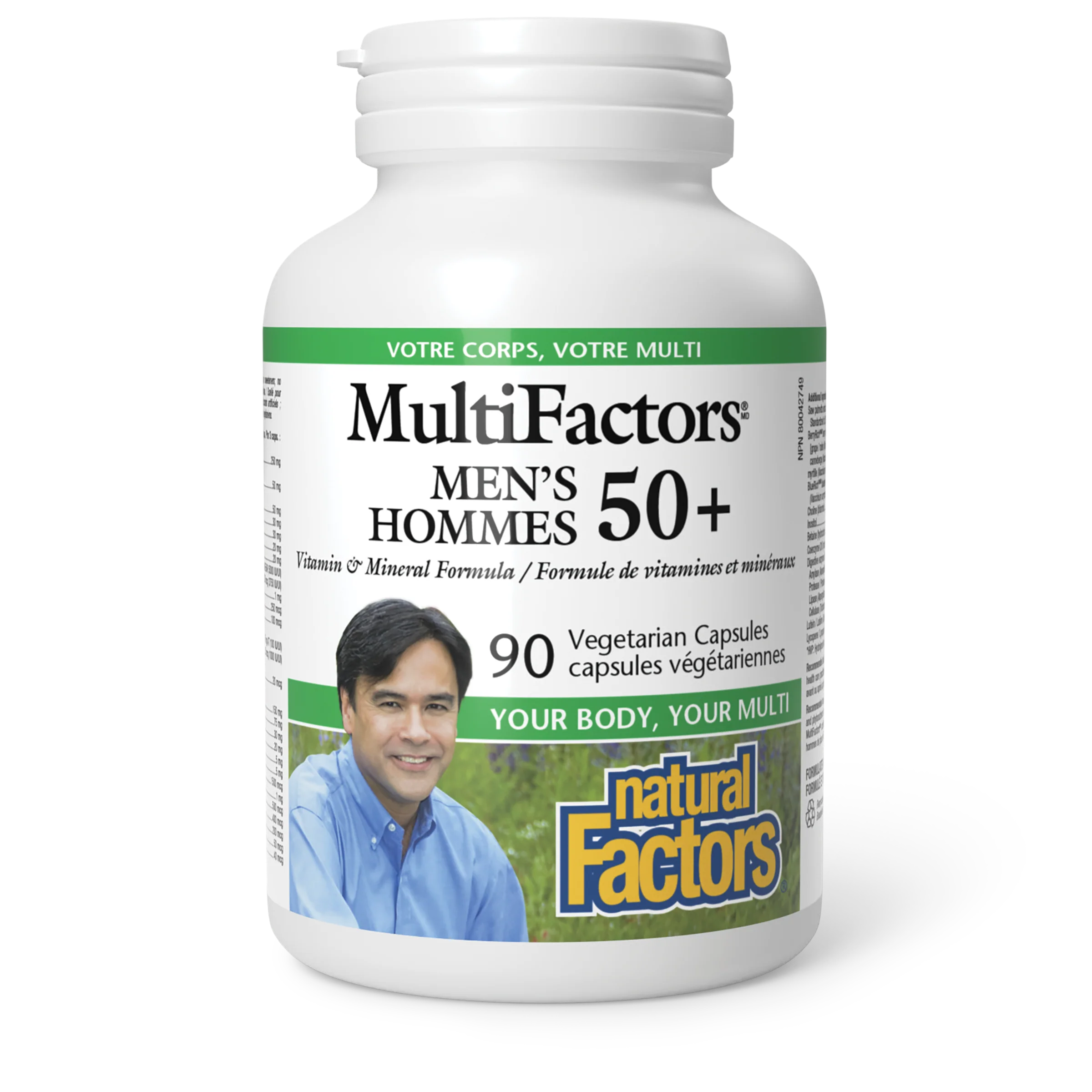 Natural Factors - MultiFactors Men's 50+ Vitamin & Mineral Formula