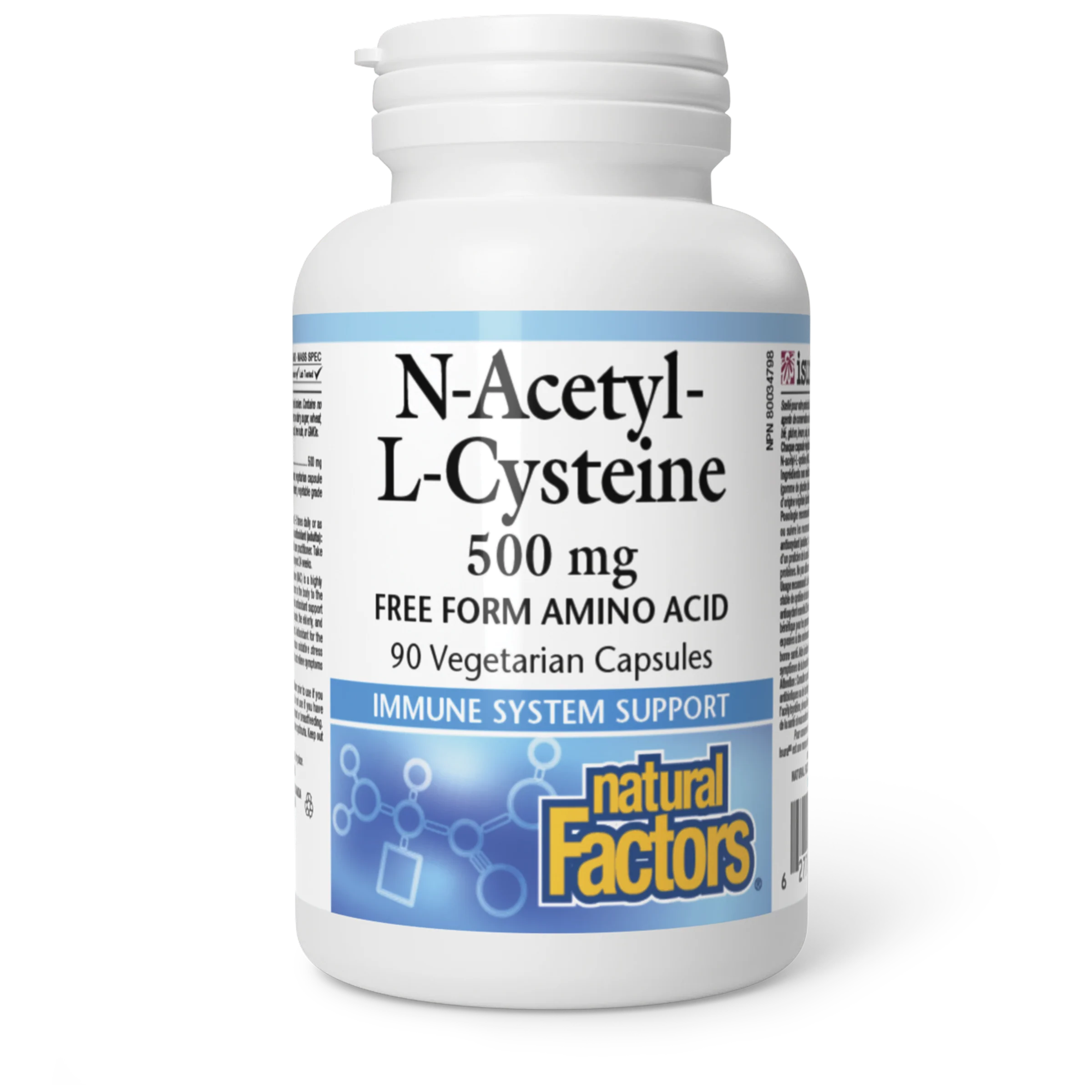 Natural Factors - N-Acetyl-L-Cysteine - 500 mg - Image 2