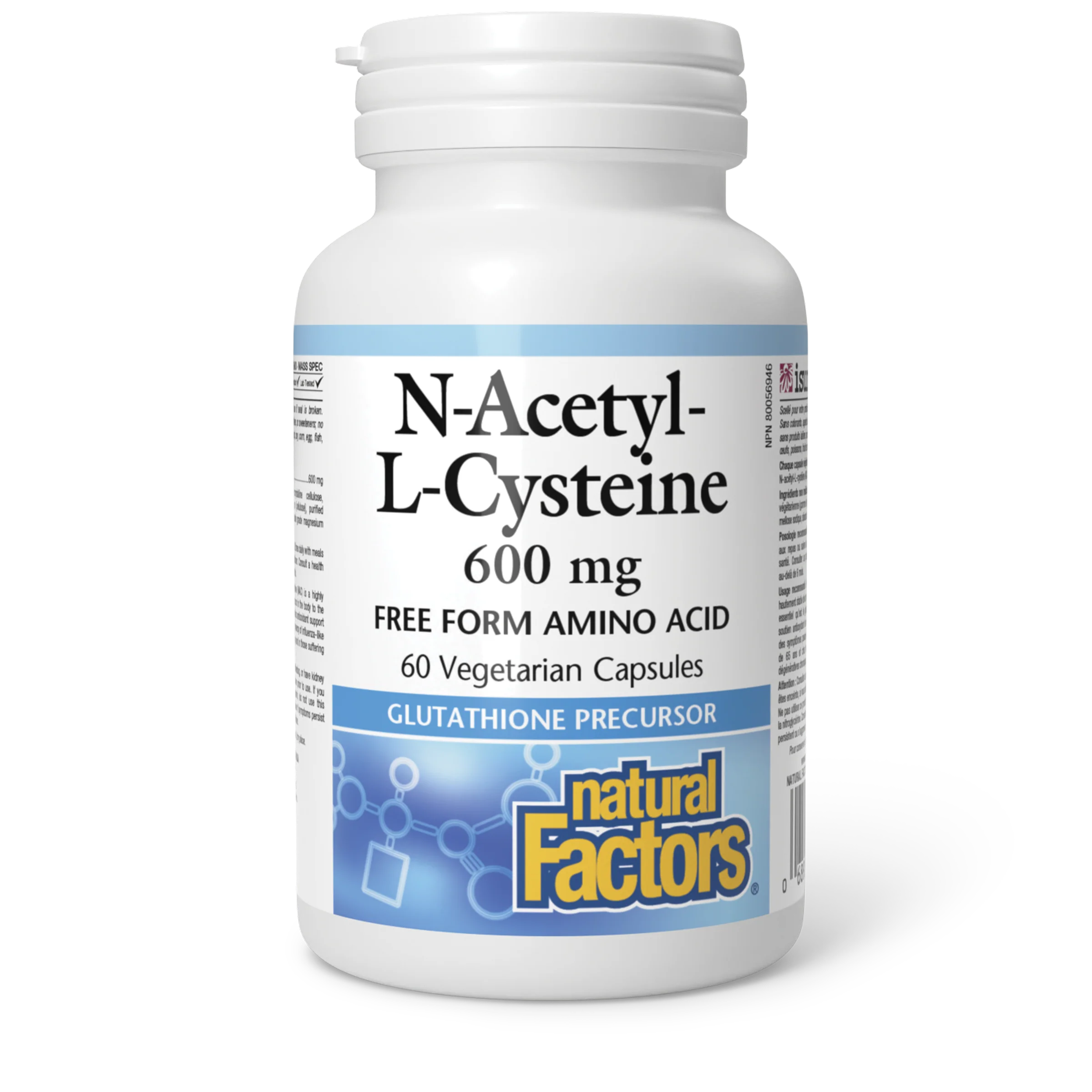 Natural Factors - N-Acetyl-L-Cysteine - 600 mg - Image 2