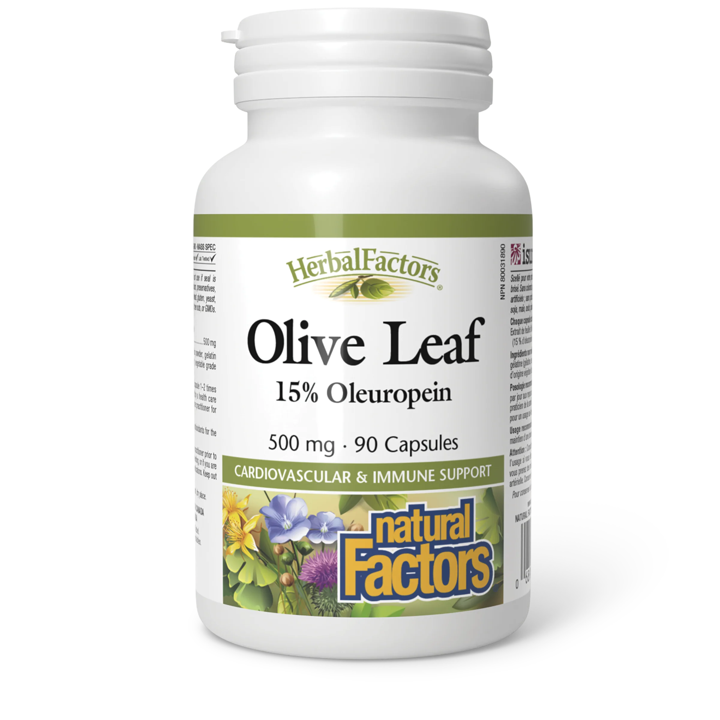 Natural Factors - Olive Leaf - Image 2