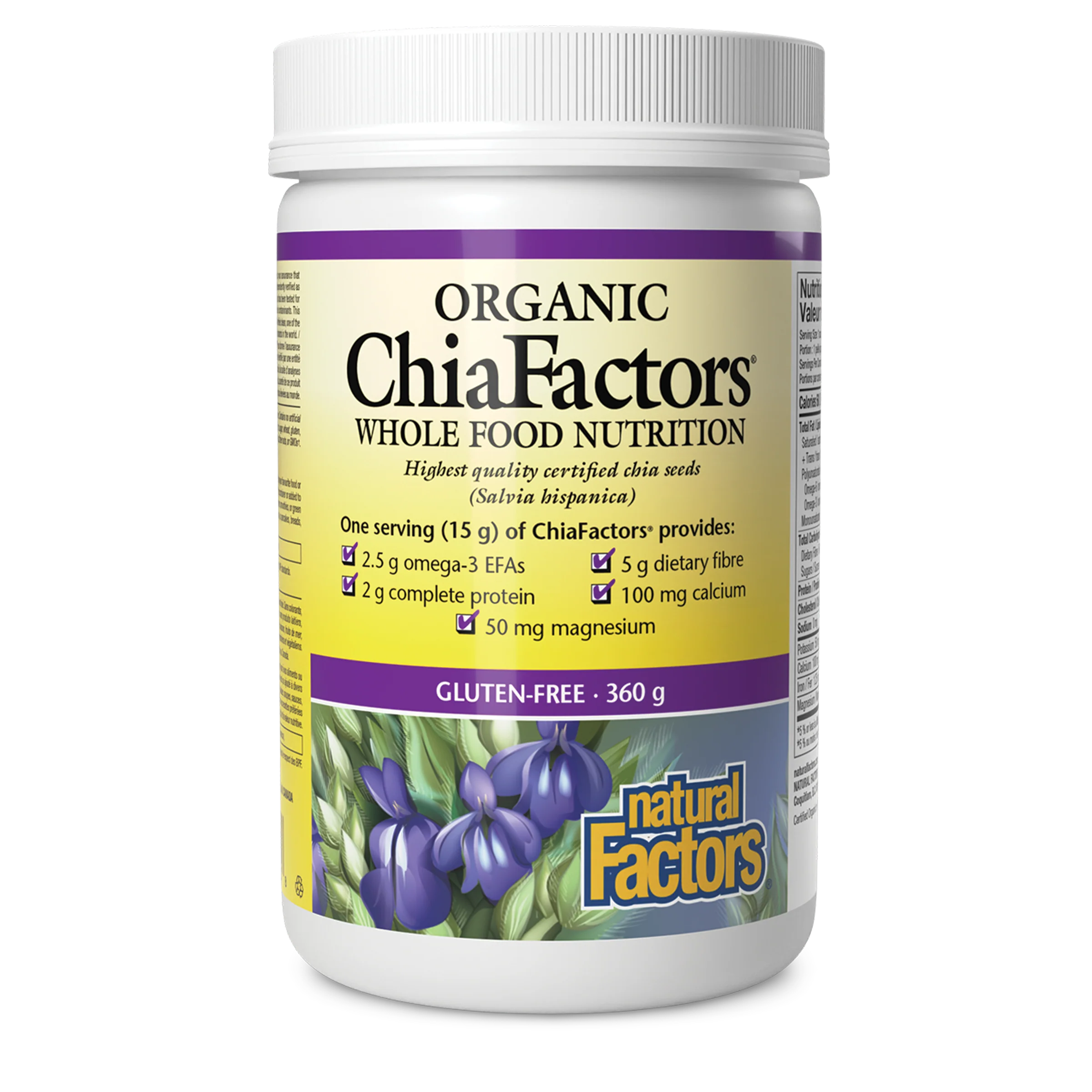 Natural Factors - Organic ChiaFactors - Image 2