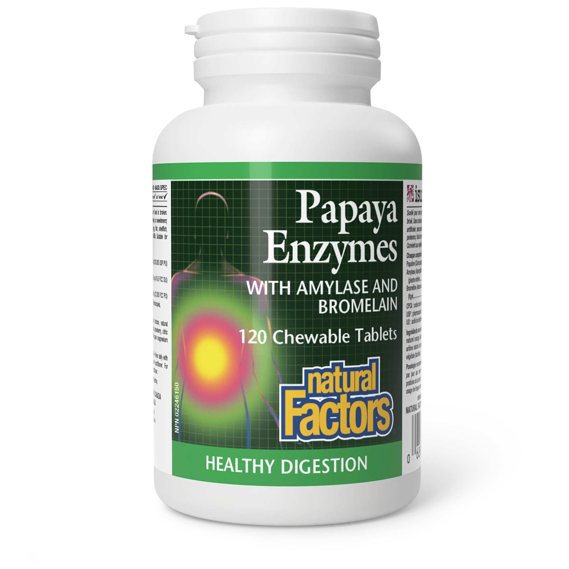 Natural Factors - Papaya Enzymes - Image 2