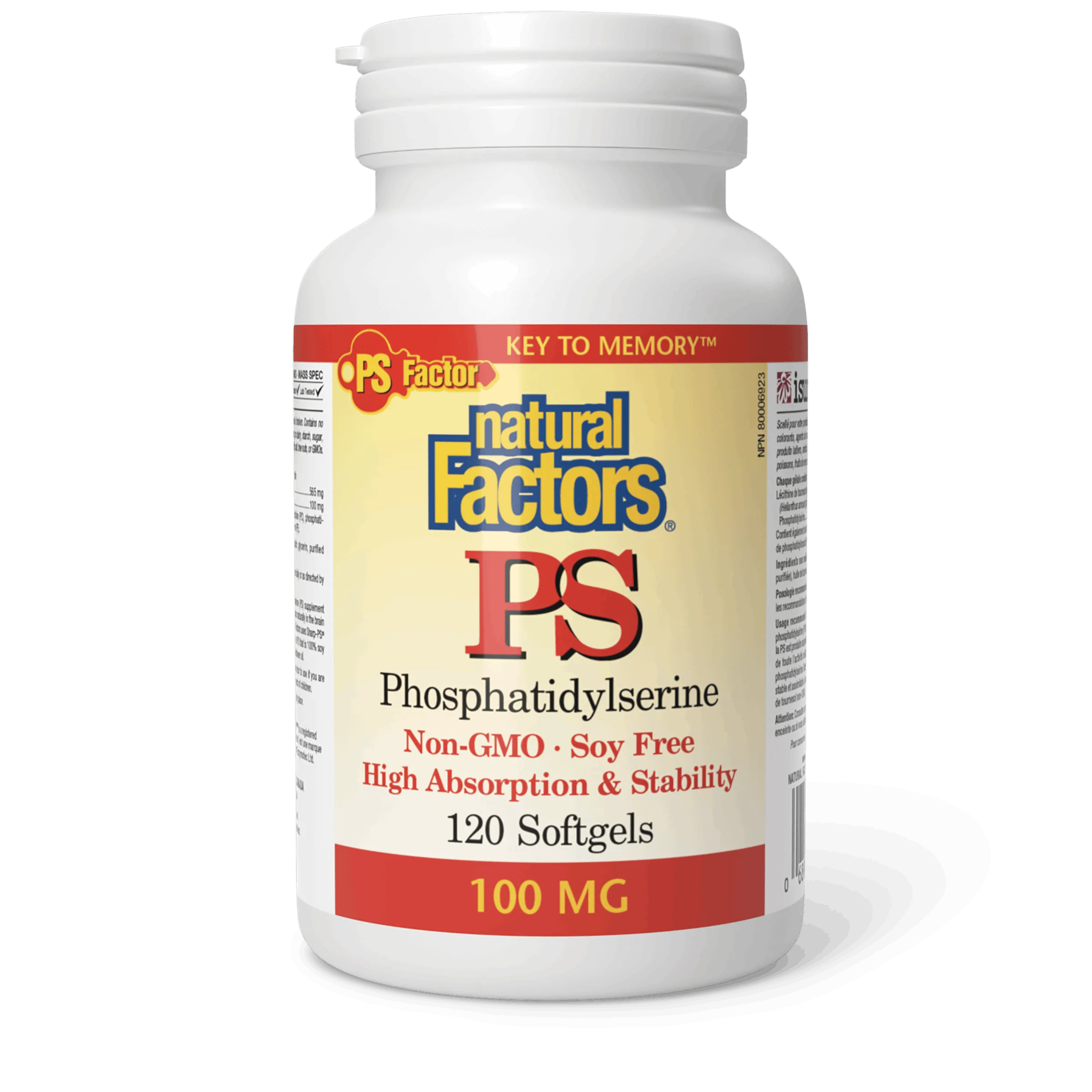 Natural Factors - PS Phosphatidylserine - Image 2