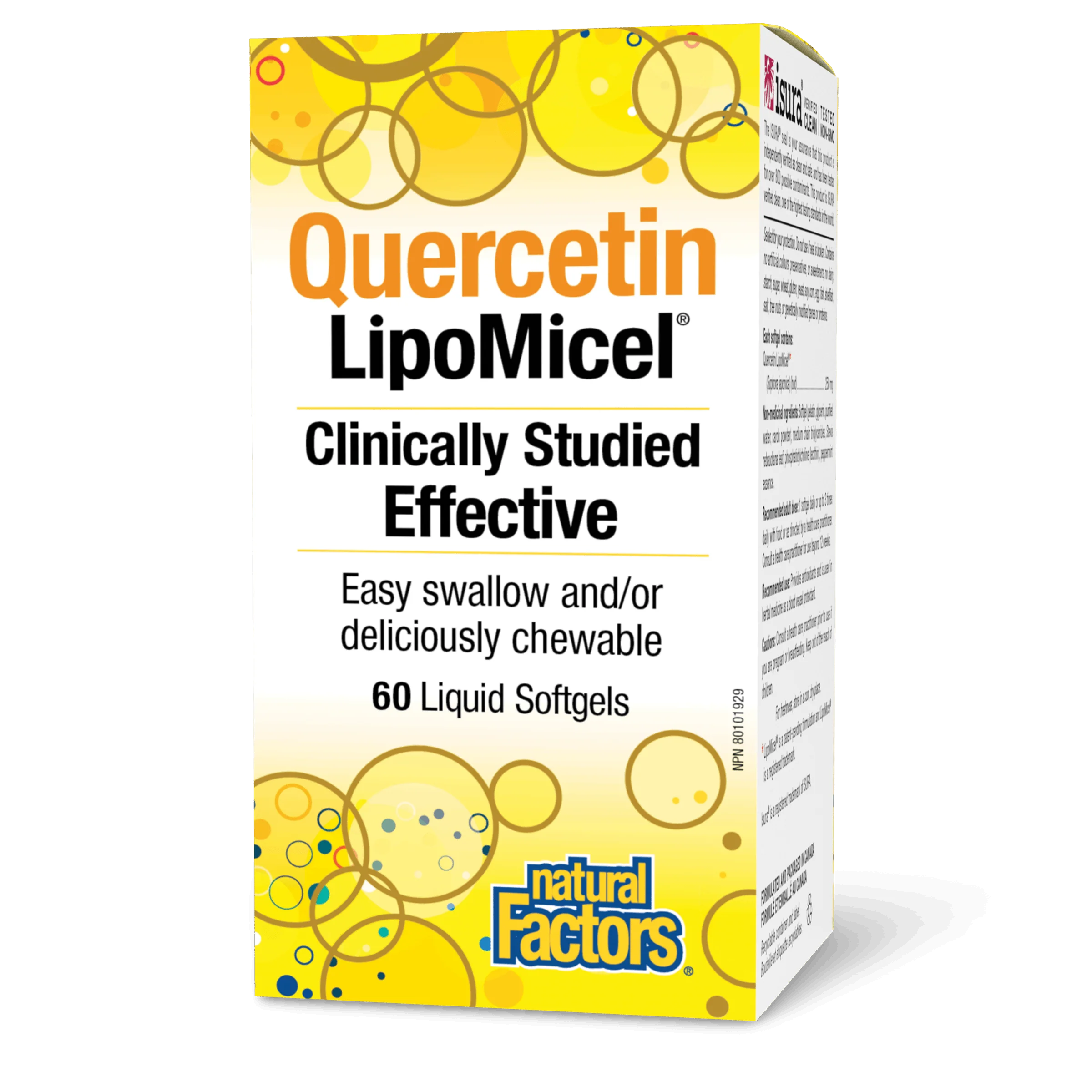 Natural Factors - Quercetin LipoMicel - Image 2