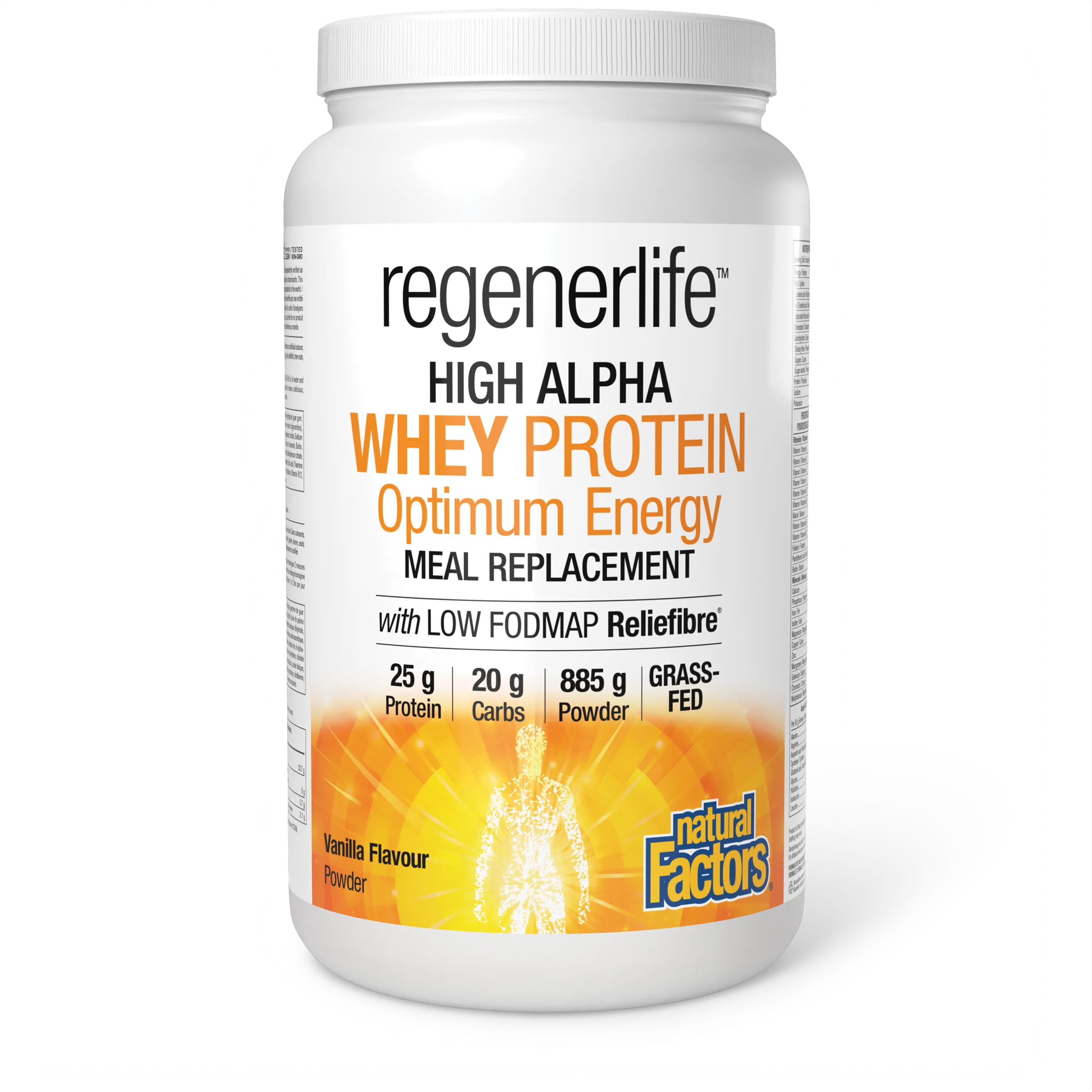 Natural Factors - RegenerLife High Alpha Whey Protein Meal Replacement - Vanilla