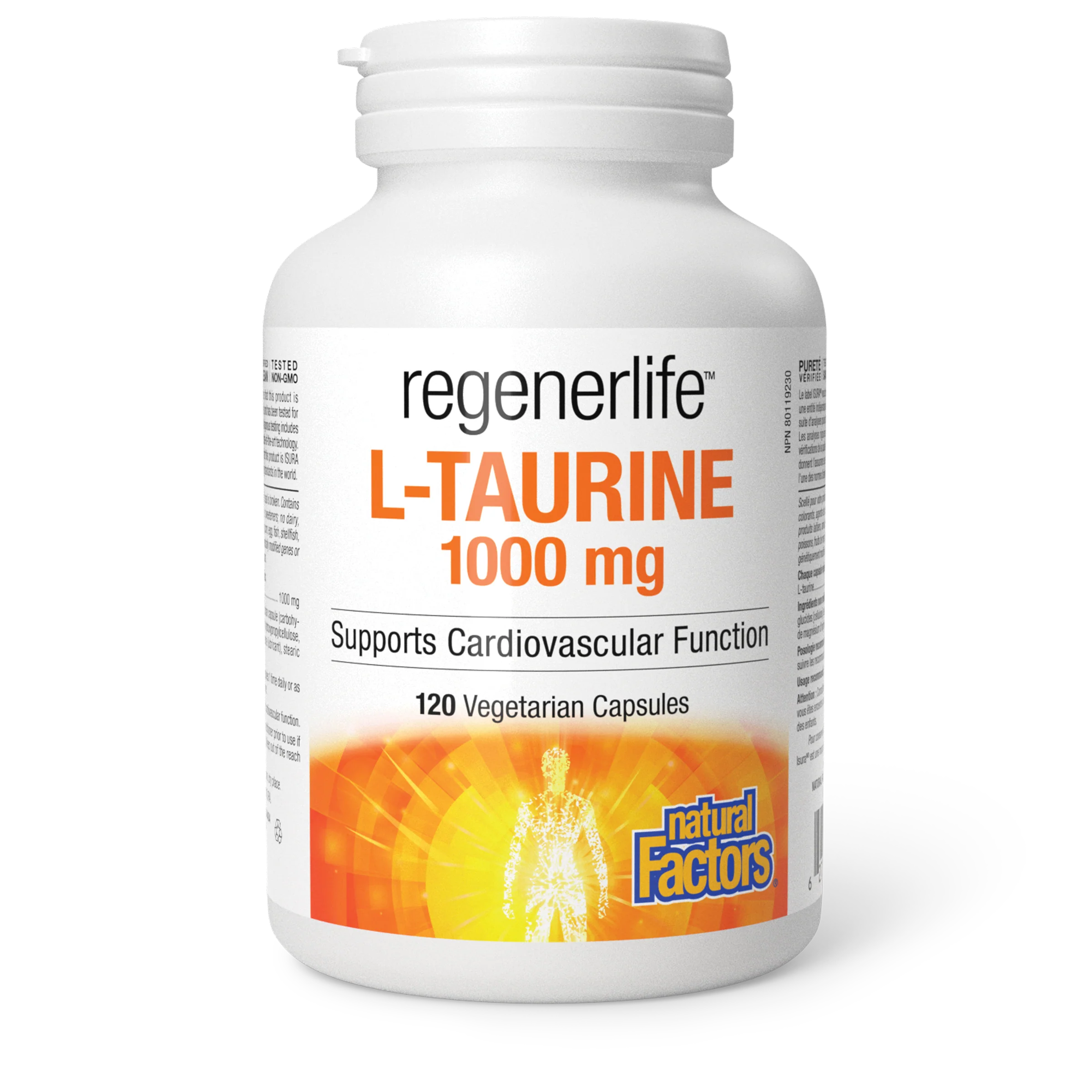 Natural Factors - RegenerLife L-Taurine 1000mg