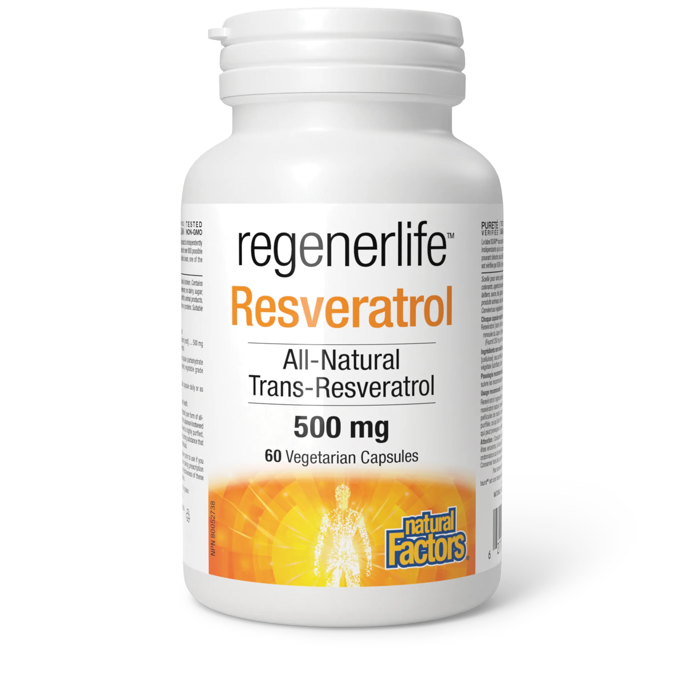 Natural Factors - RegenerLife Resveratrol