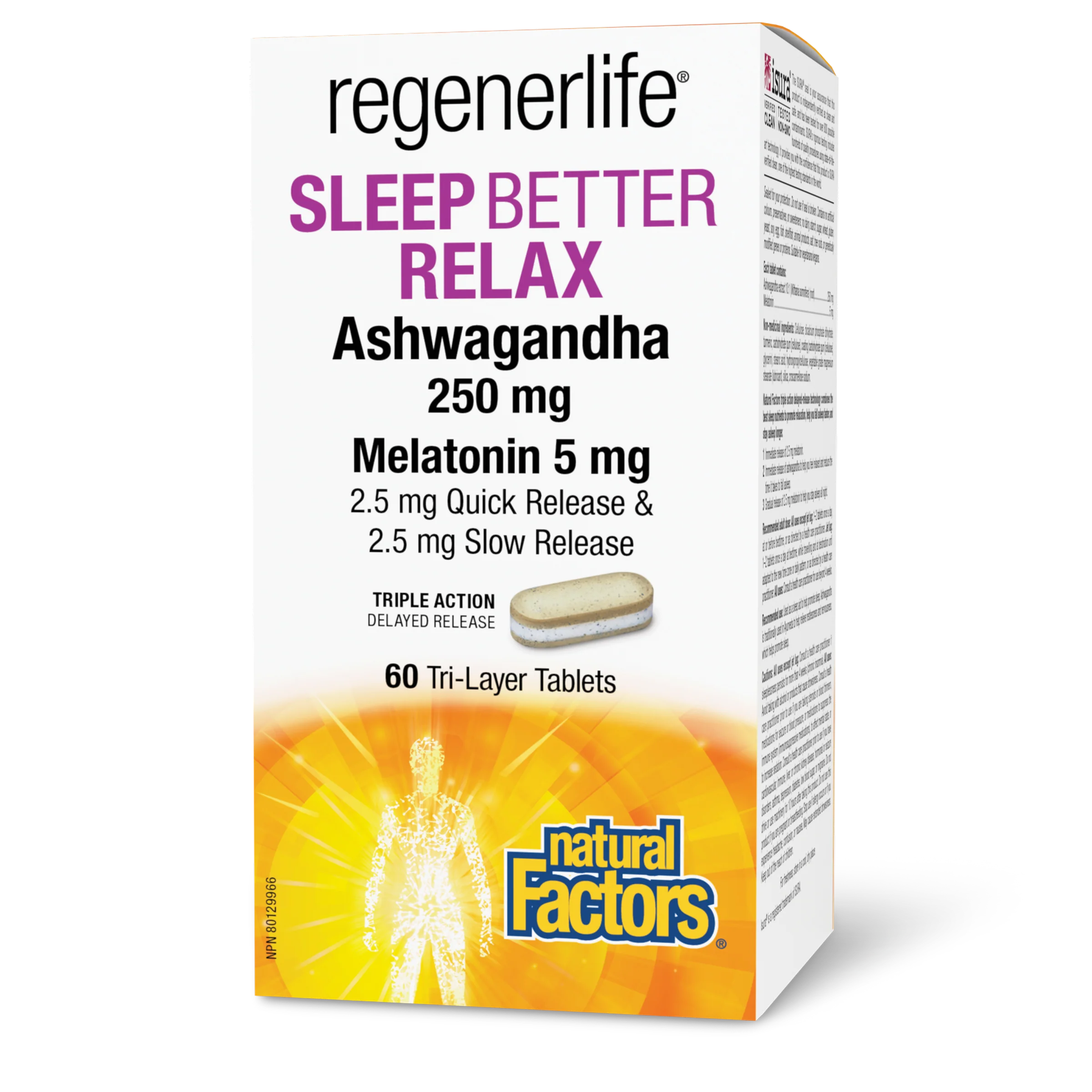 Natural Factors - RegenerLife Sleep Better Relax