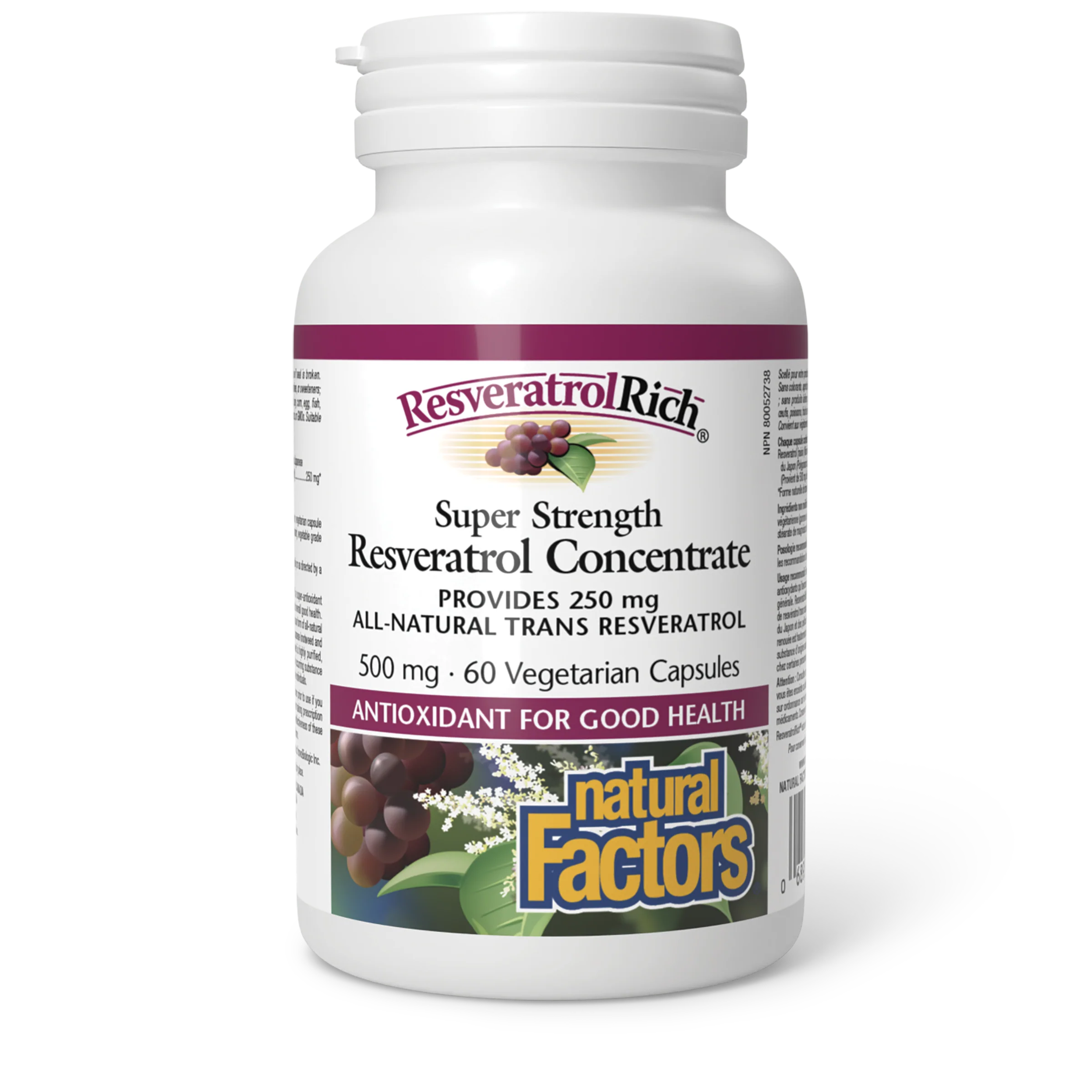 Natural Factors - ResveratrolRich Super Strength Resveratrol Concentrate
