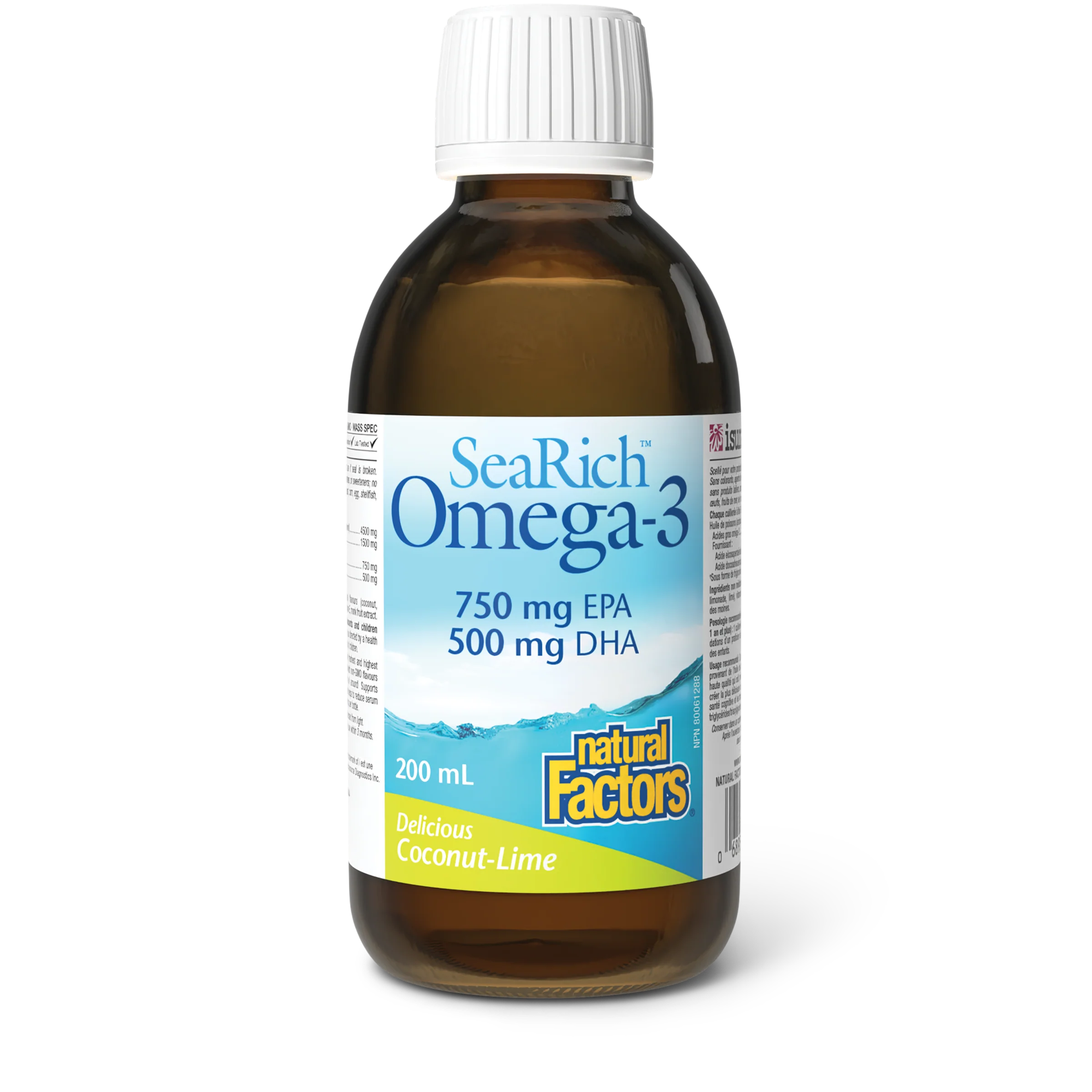 Natural Factors - SeaRich Omega-3 - Coconut-Lime - Image 2
