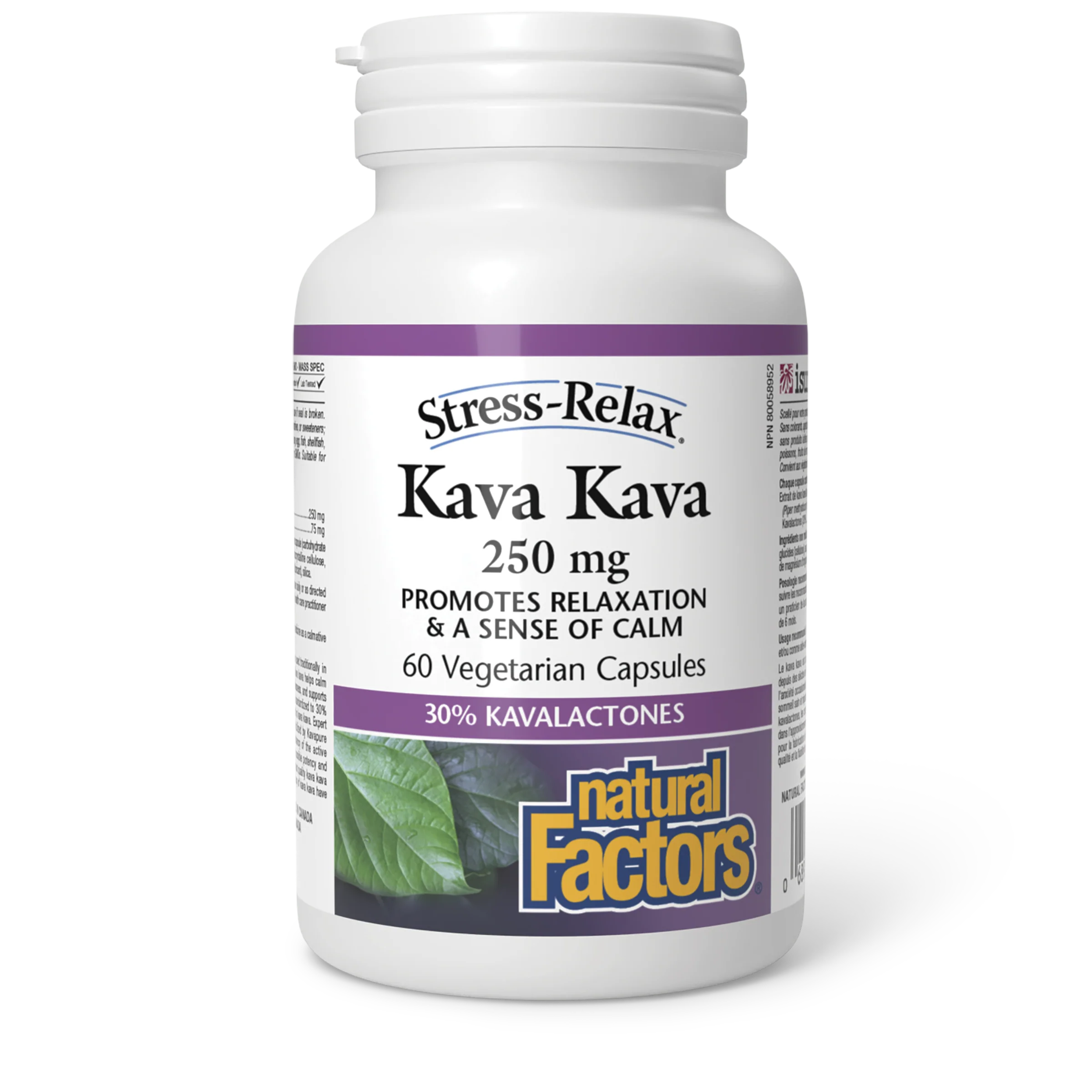 Natural Factors - Stress-Relax Kava Kava 250mg - Image 2