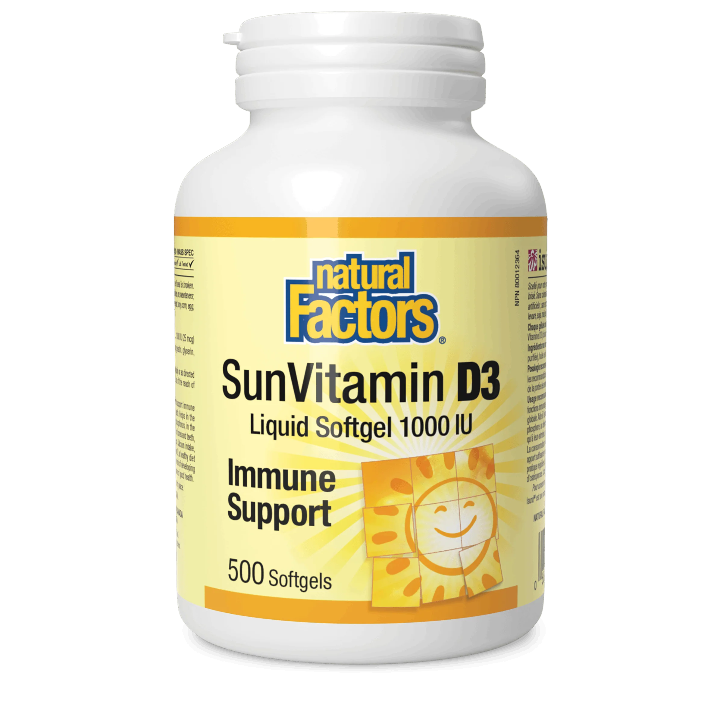 Natural Factors - SunVitamin D3 - 1000 IU - Image 3