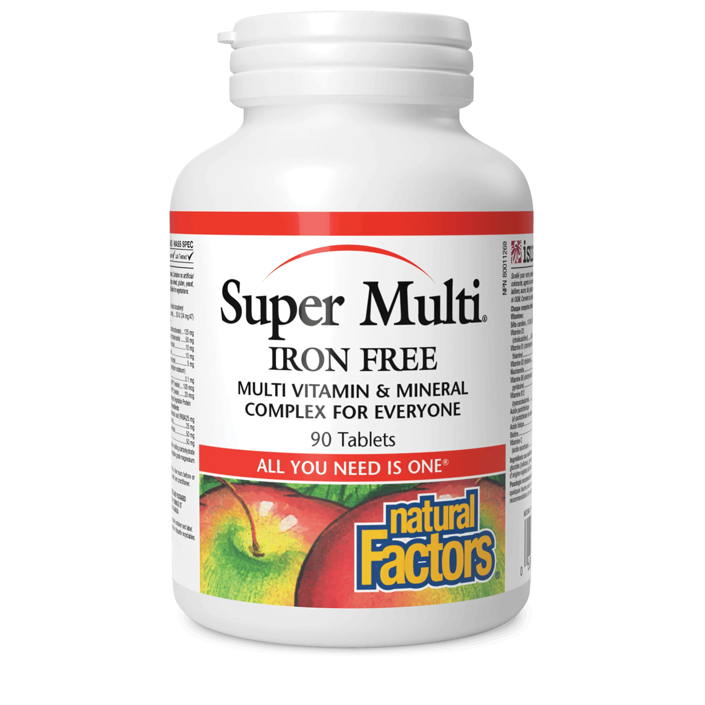Natural Factors - Super Multi Iron Free - Image 2