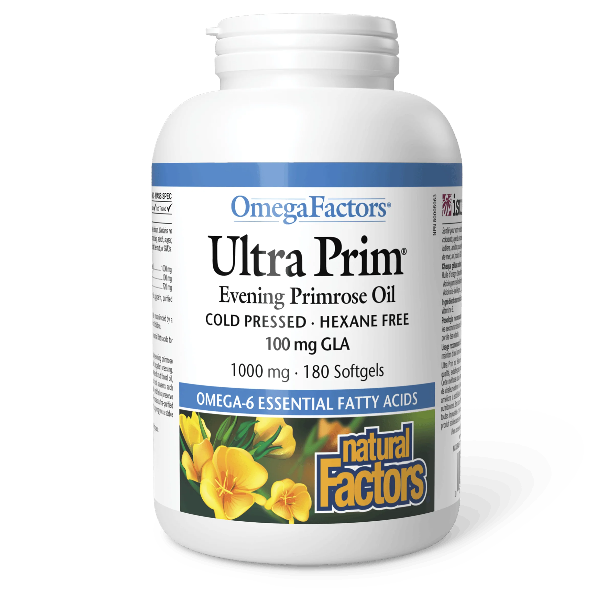 Natural Factors - Ultra Prim Evening Primrose Oil - 1000 mg - Image 2