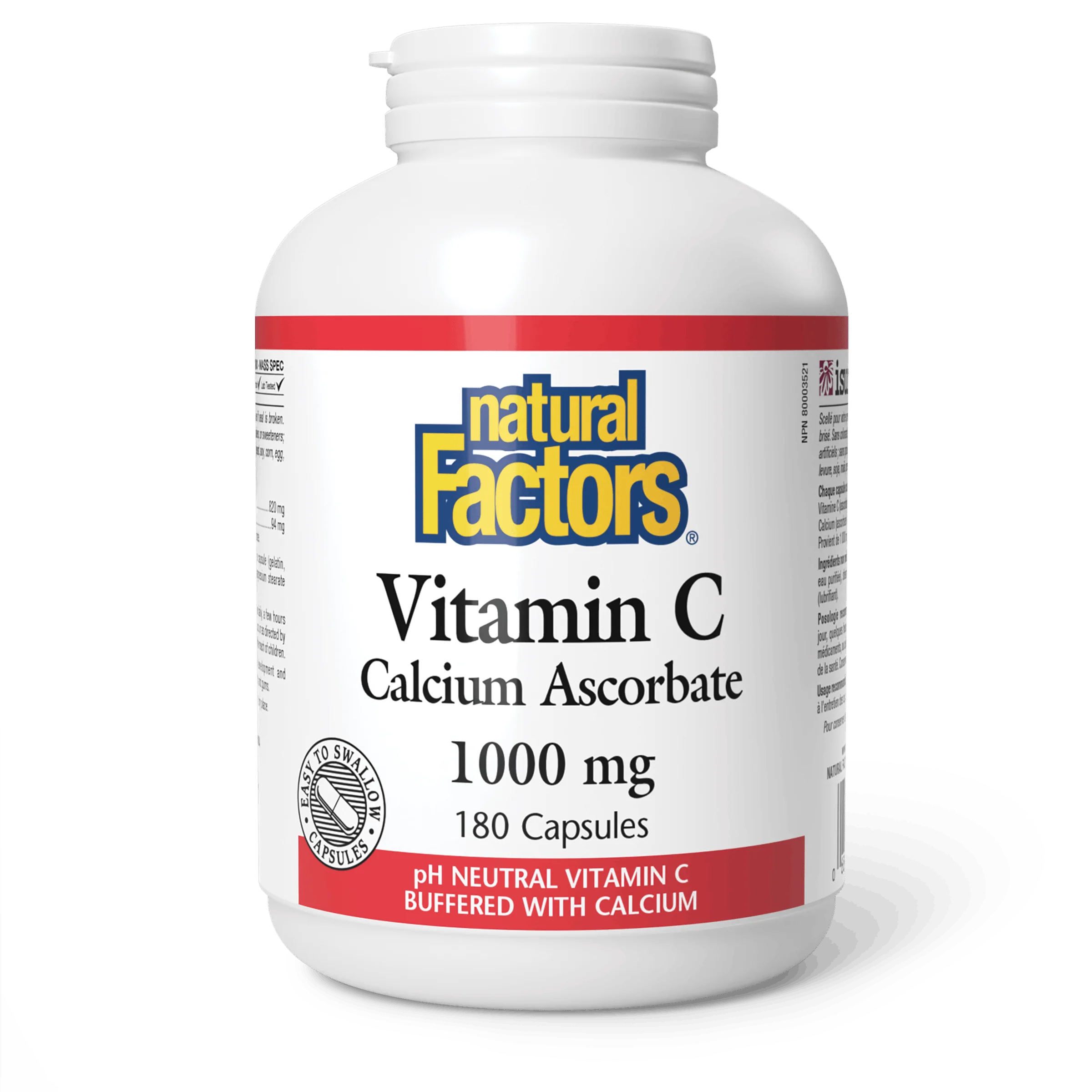 Natural Factors - Vitamin C Calcium Ascorbate - 1000 mg - Image 2