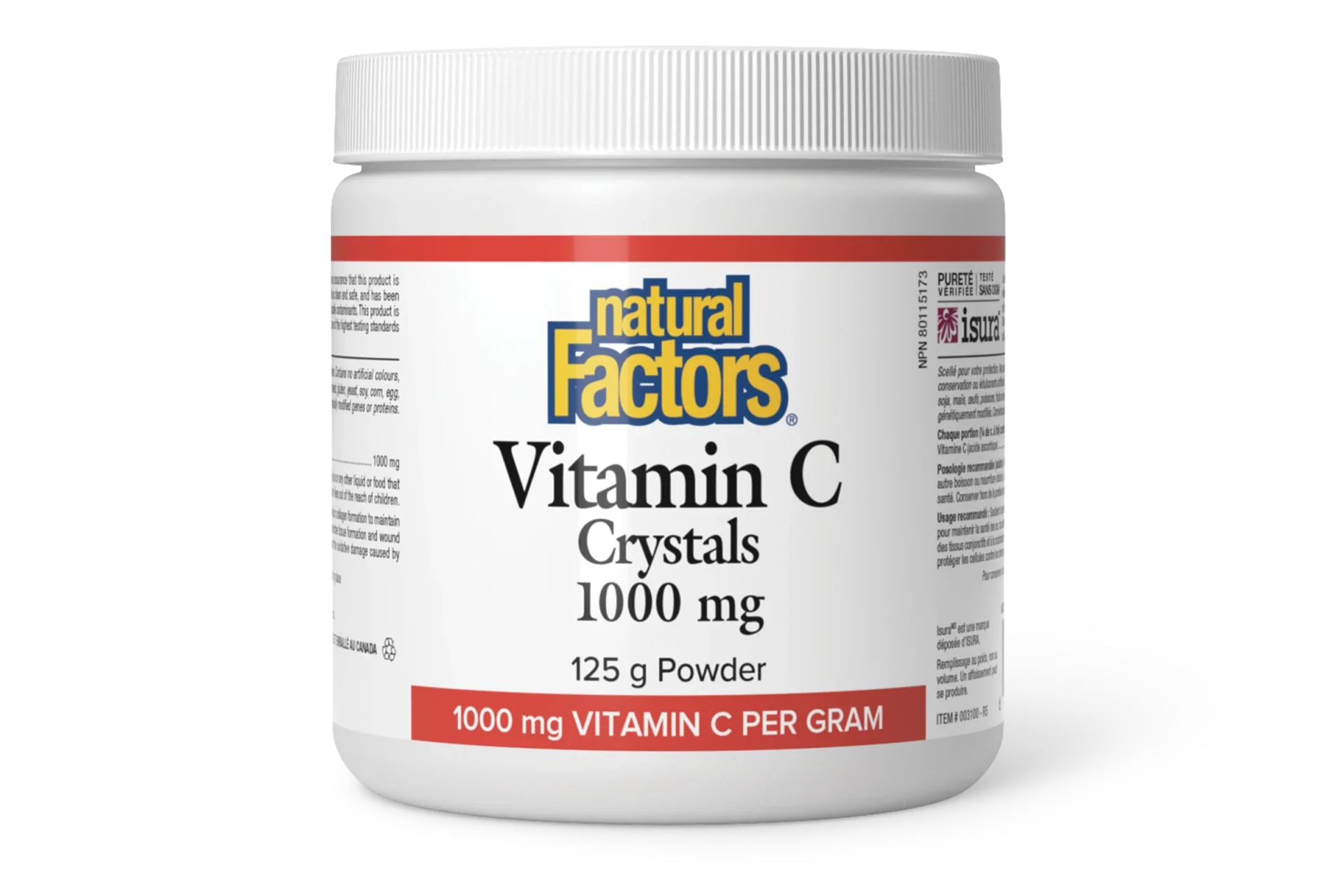 Natural Factors - Vitamin C Crystals - 1000 mg - Image 4