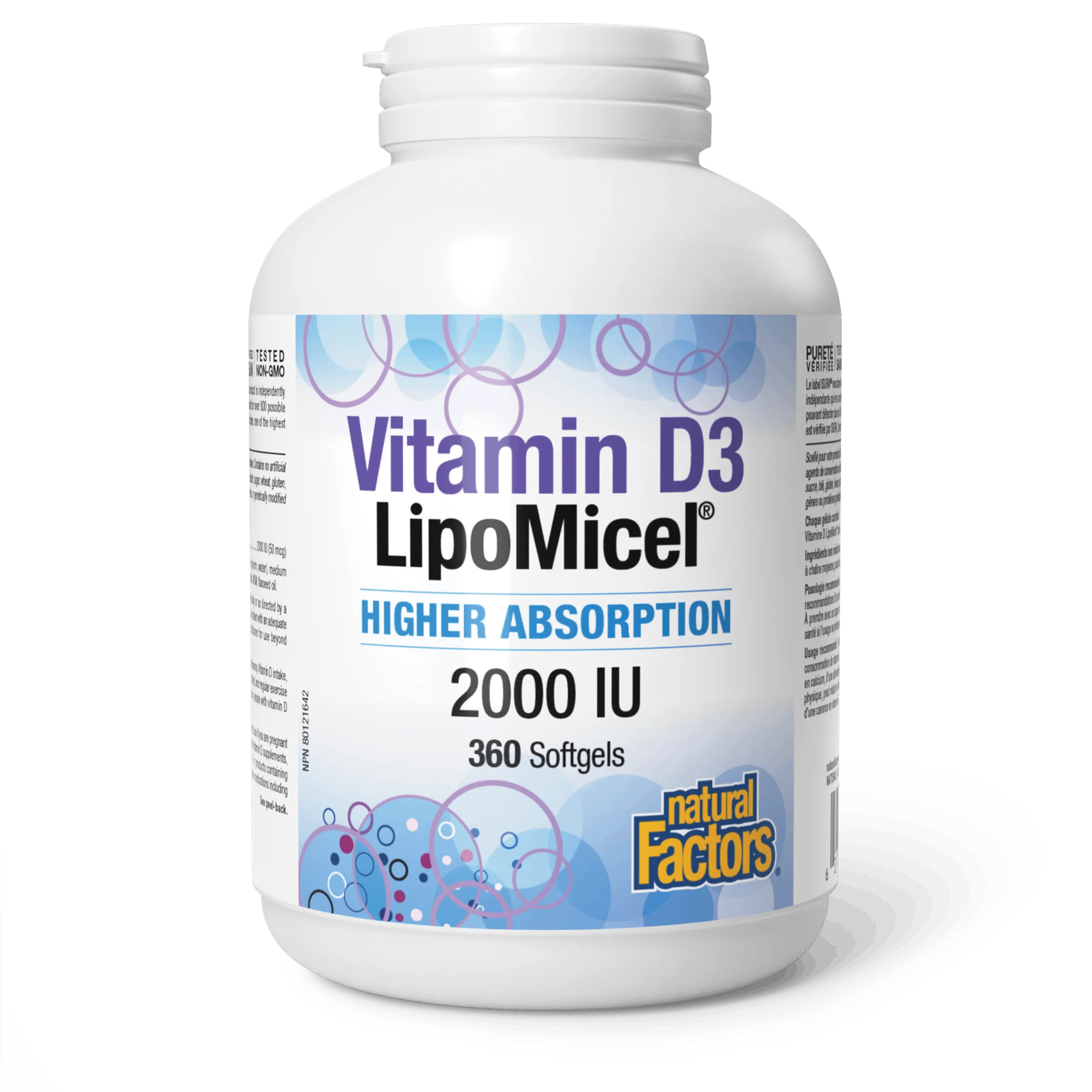 Natural Factors - Vitamin D3 LipoMicel - 2000 IU