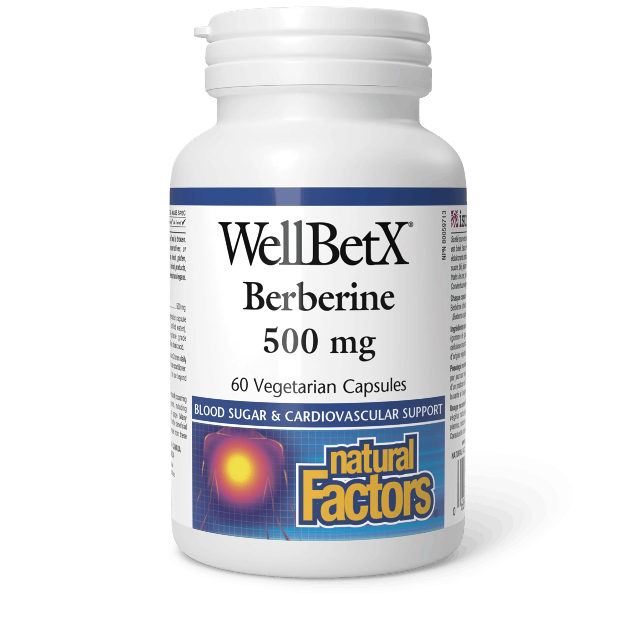 Natural Factors - WellBetX Berberine - 500 mg - Image 2