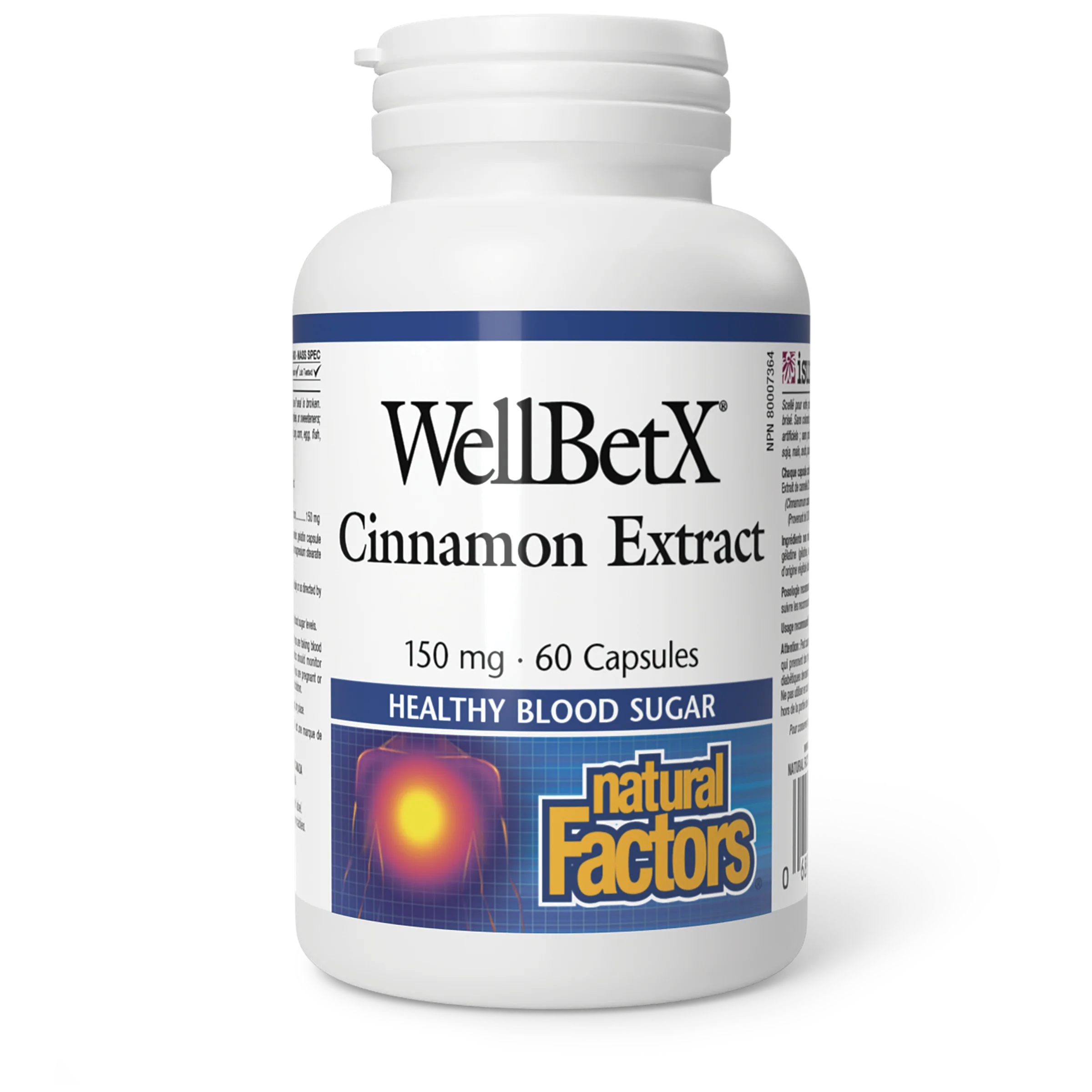 Natural Factors - WellBetX Cinnamon Extract - Image 2