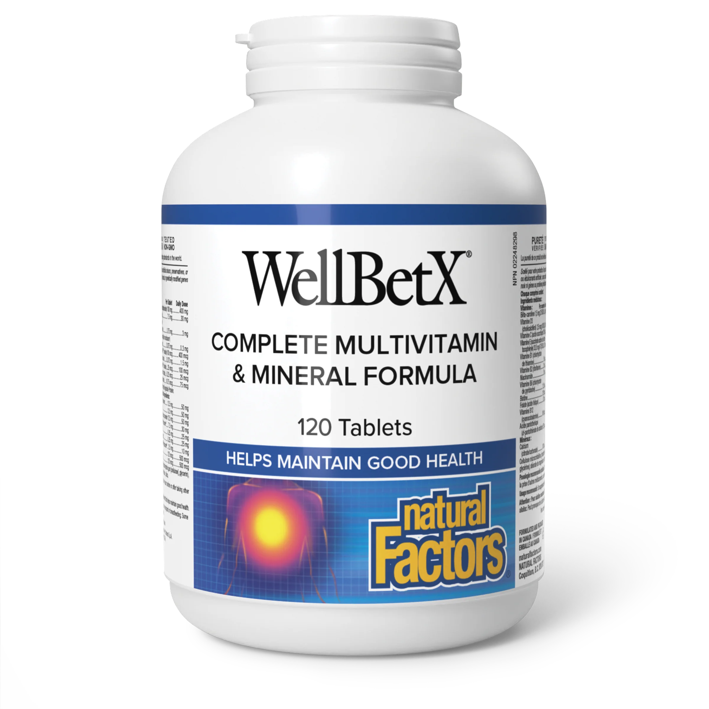 Natural Factors - WellBetX Complete Multivitamin & Mineral Formula