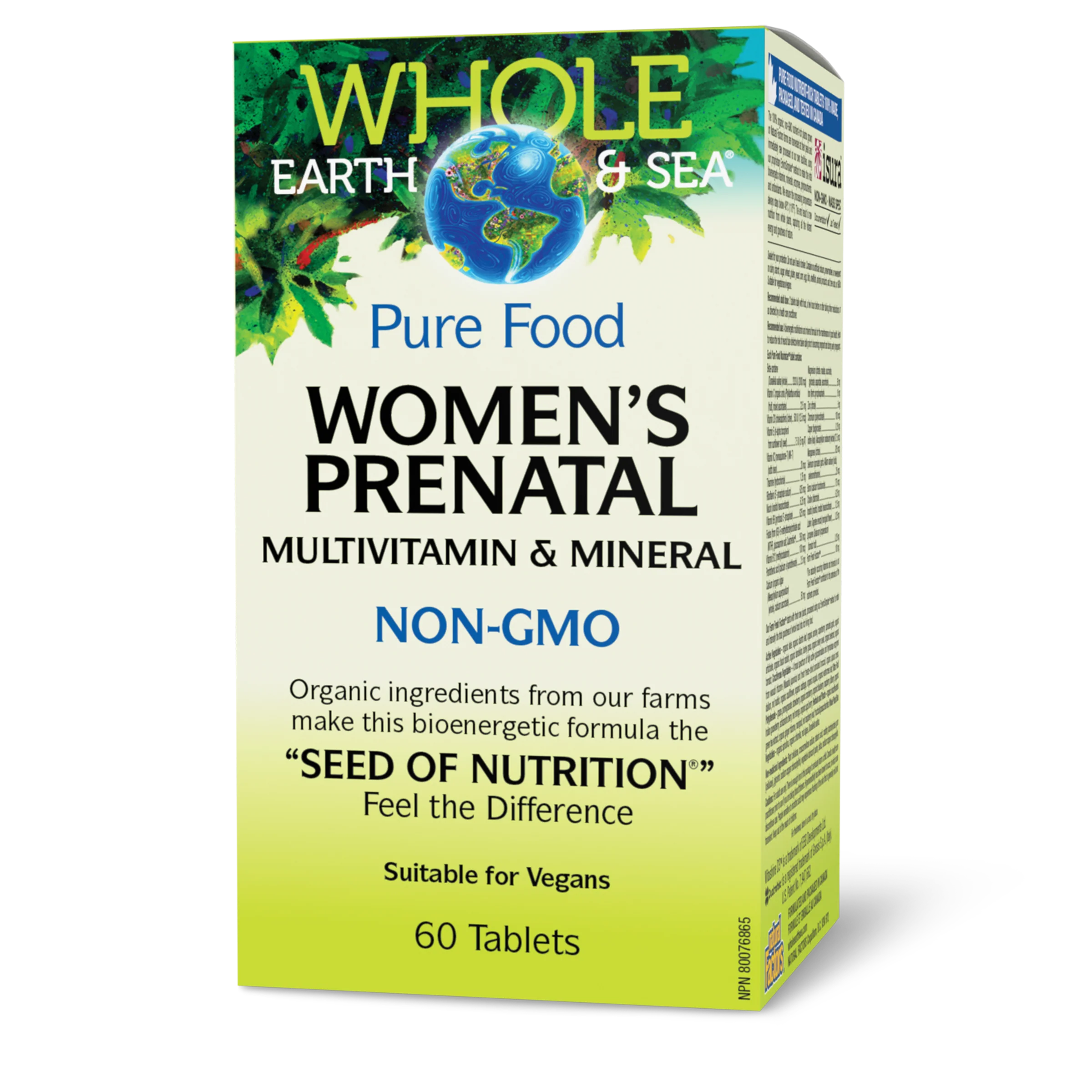 Natural Factors - Whole Earth & Sea Women's Prenatal Multivitamin & Mineral