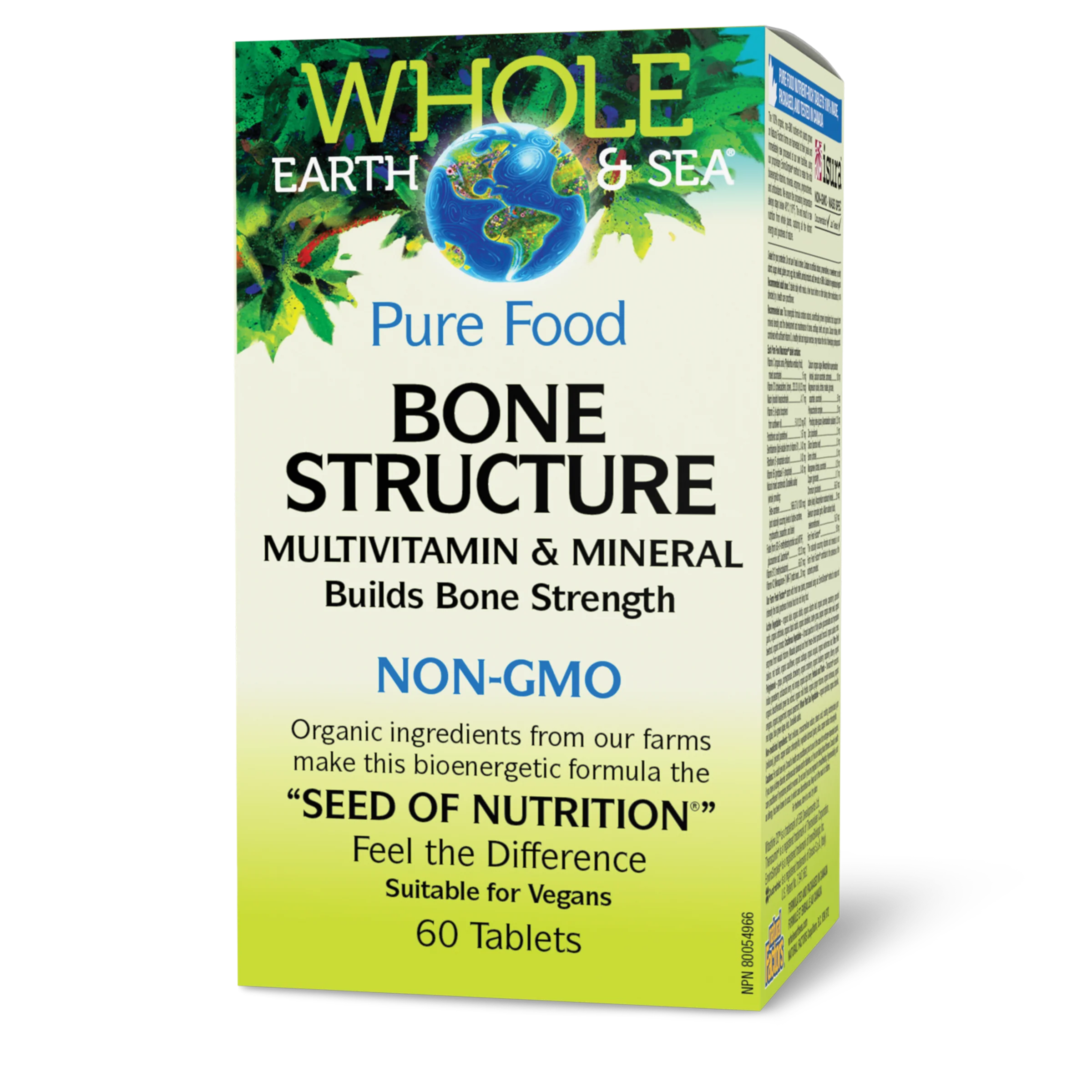 Natural Factors - Whole Earth & Sea Bone Structure Multivitamin & Mineral