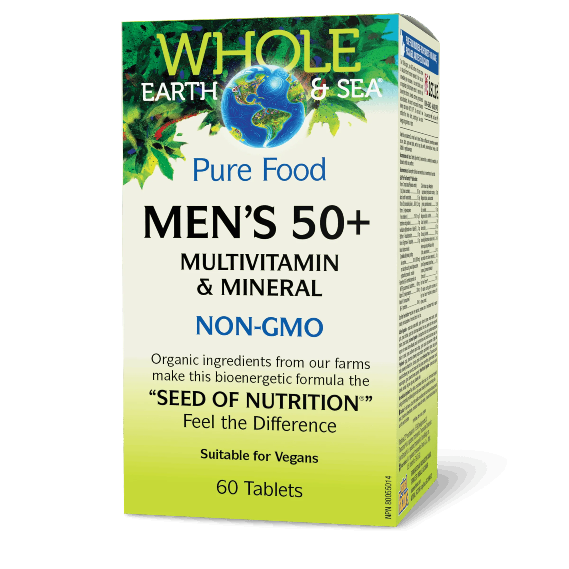 Natural Factors - Whole Earth & Sea Men's 50+ Multivitamin & Mineral