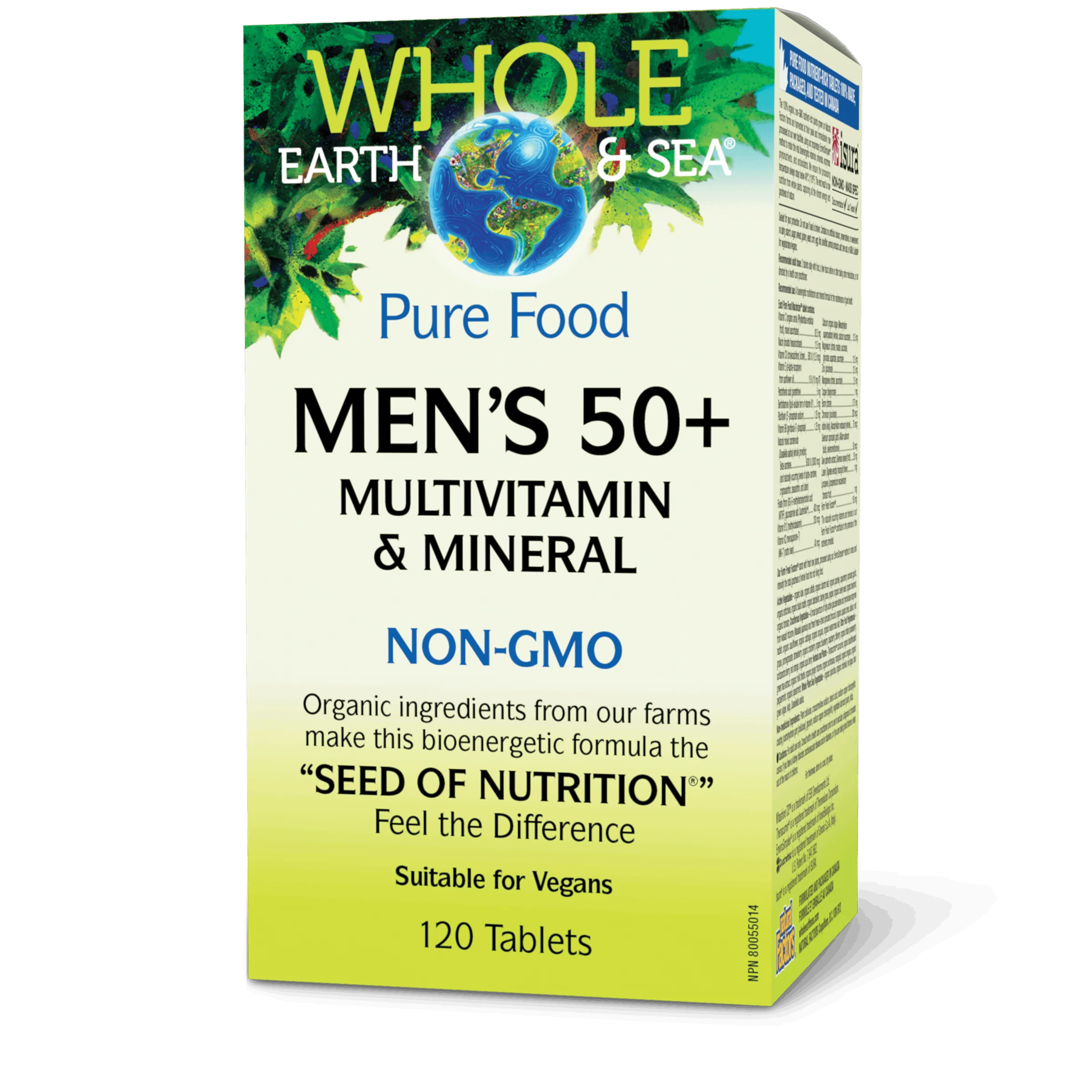 Natural Factors - Whole Earth & Sea Men's 50+ Multivitamin & Mineral - Image 2