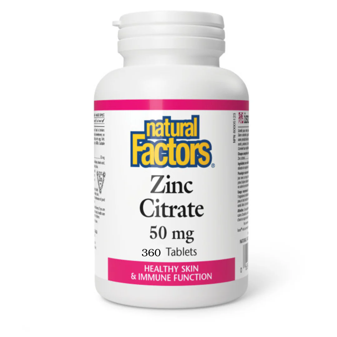 Natural Factors - Zinc Citrate - 50 mg** - Image 3