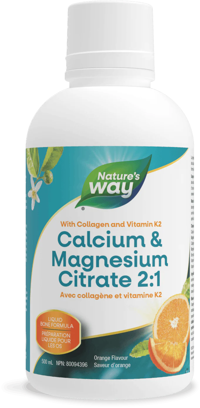 Nature's Way - Calcium & Magnesium 2:1 Vit K2 & Collagen - Orange