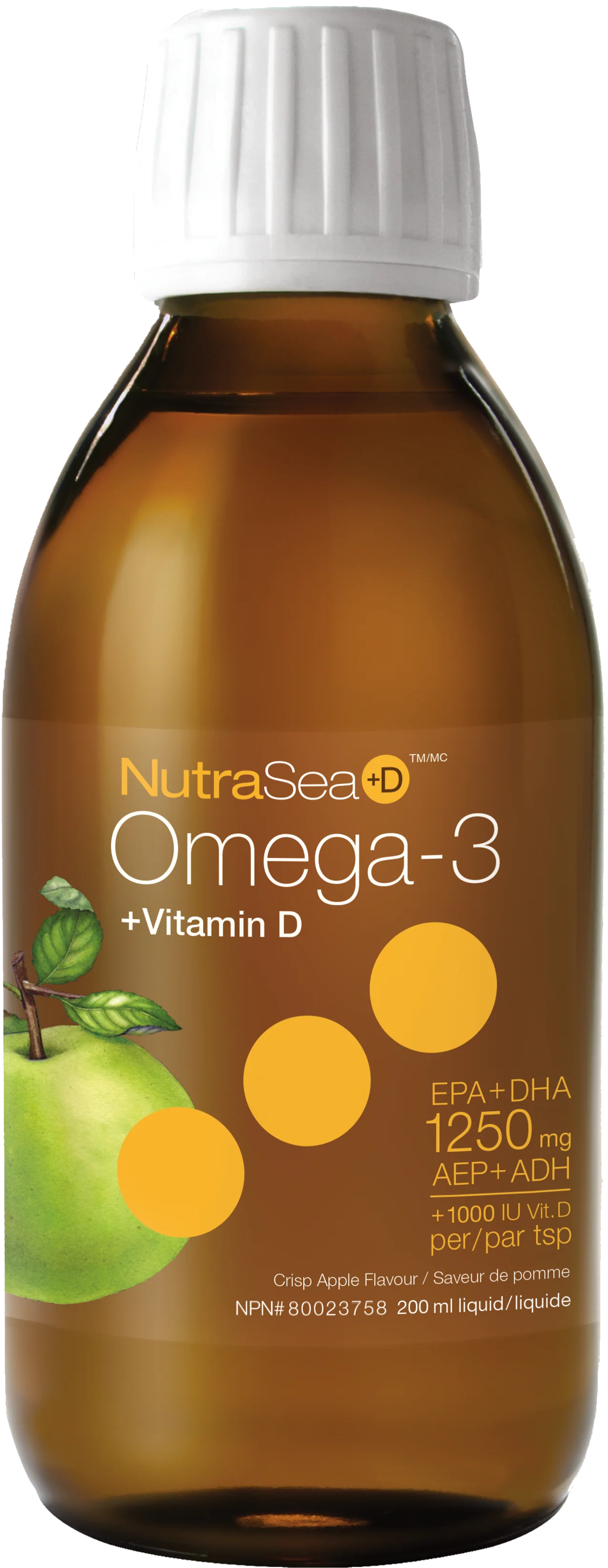 Nature's Way - NutraSea Omega-3 + Vitamin D - Apple Flavour - Image 2