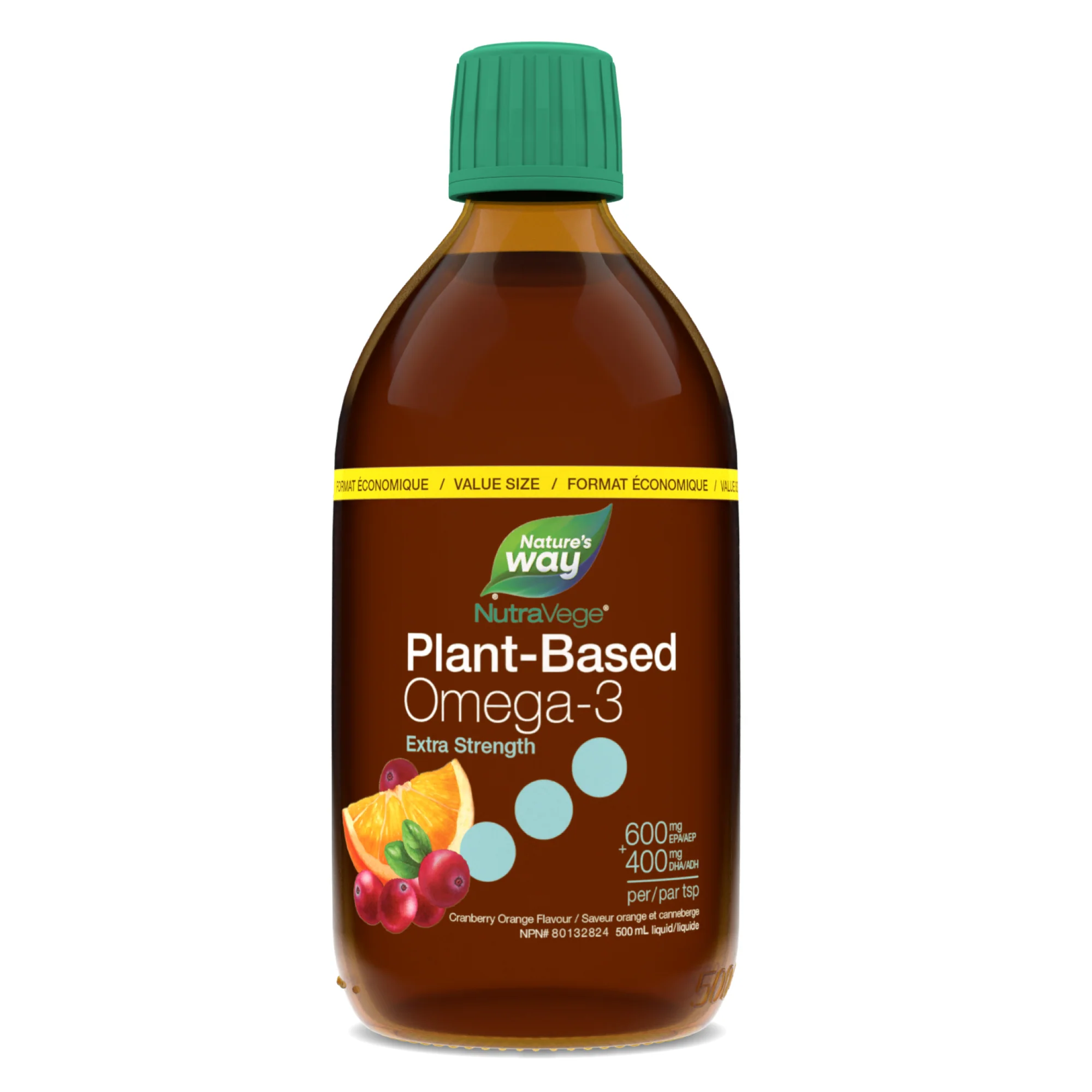 Nature's Way - Nutravege Omega-3 Plant - Cranberry Orange Flavour - Image 2
