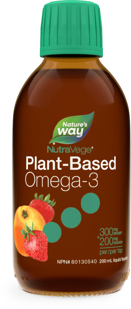 Nature's Way - NutraVege Omega-3 Plant - Strawberry Orange Flavour - Image 2