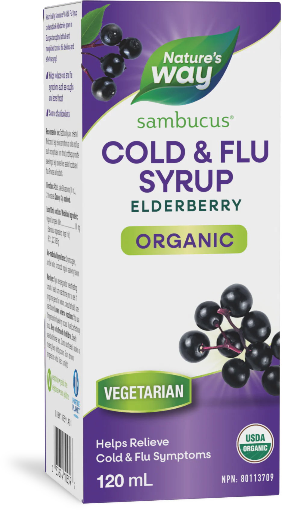 Nature's Way - Organic Sambucus Cold & Flu Care