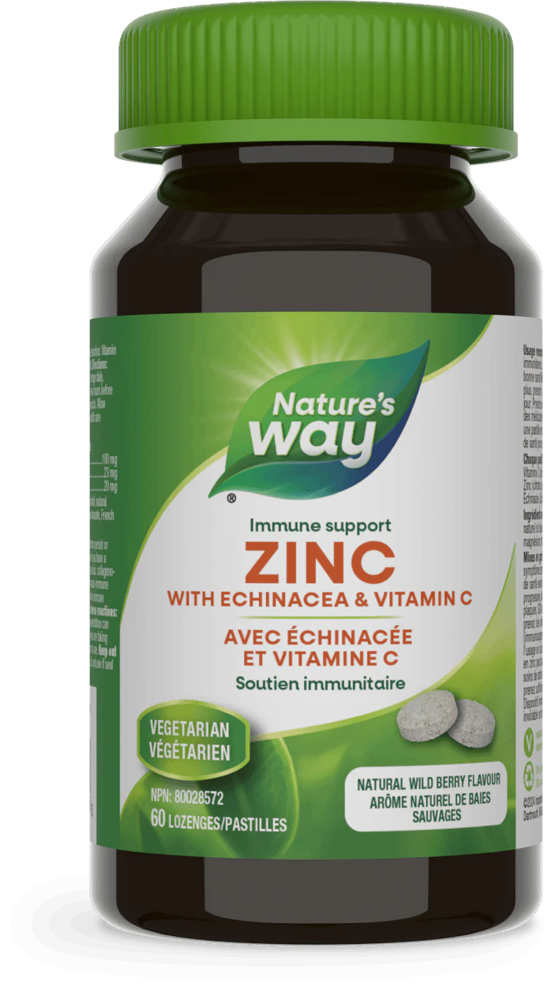Nature's Way - Zinc w/ Echinacea & Vitamin C