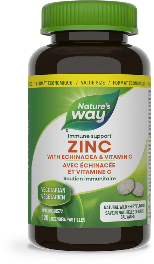 Nature's Way - Zinc w/ Echinacea & Vitamin C - Image 2