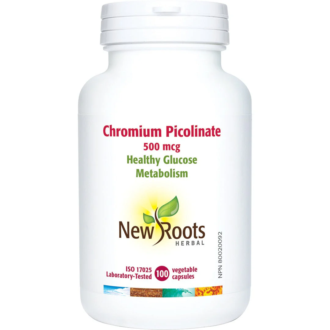 New Roots Herbal - Chromium Picolinate - 500 mcg