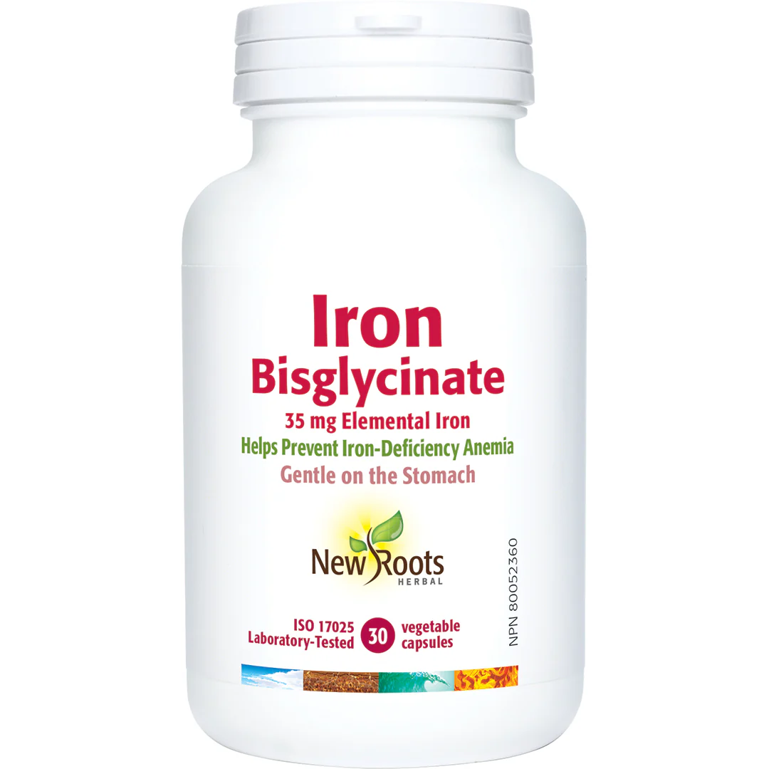 New Roots Herbal - Iron Bisglycinate - 35 mg