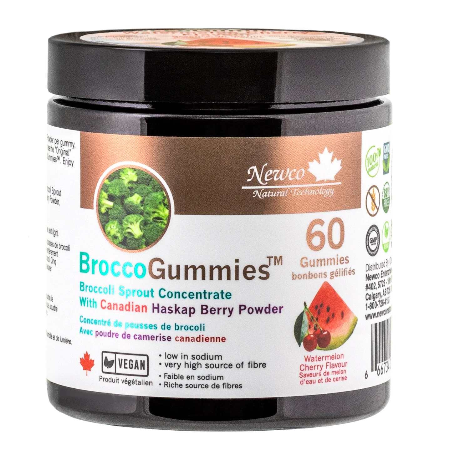 Newco - BroccoGummies Watermelon Cherry