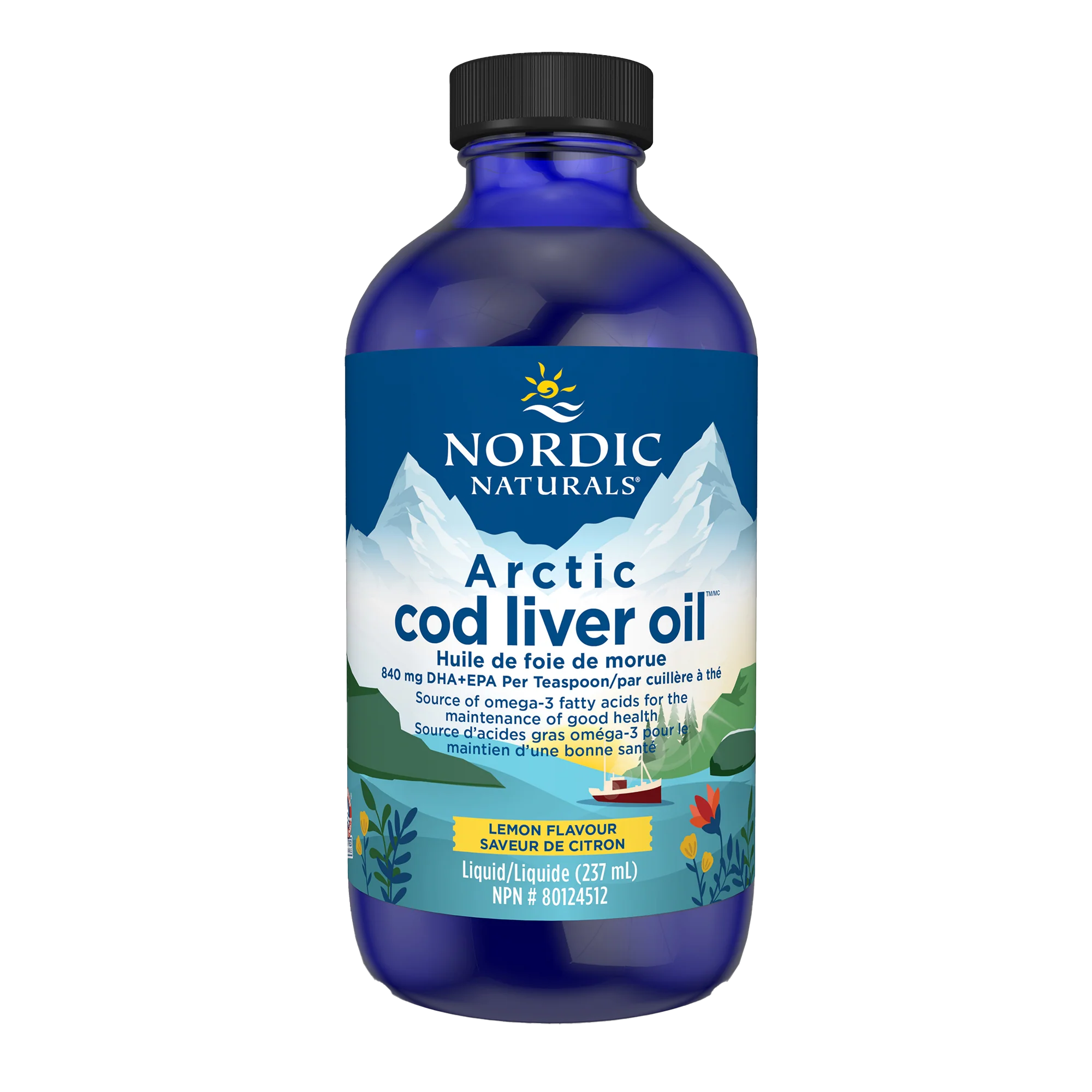 Nordic Naturals - Arctic Cod Liver Oil - Lemon Flavour