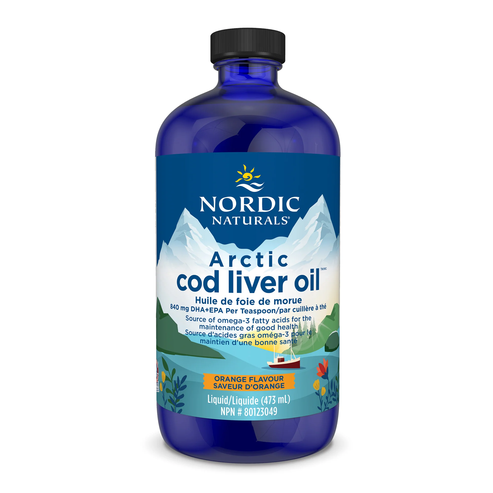 Nordic Naturals - Arctic Cod Liver Oil - Orange Flavour - Image 2