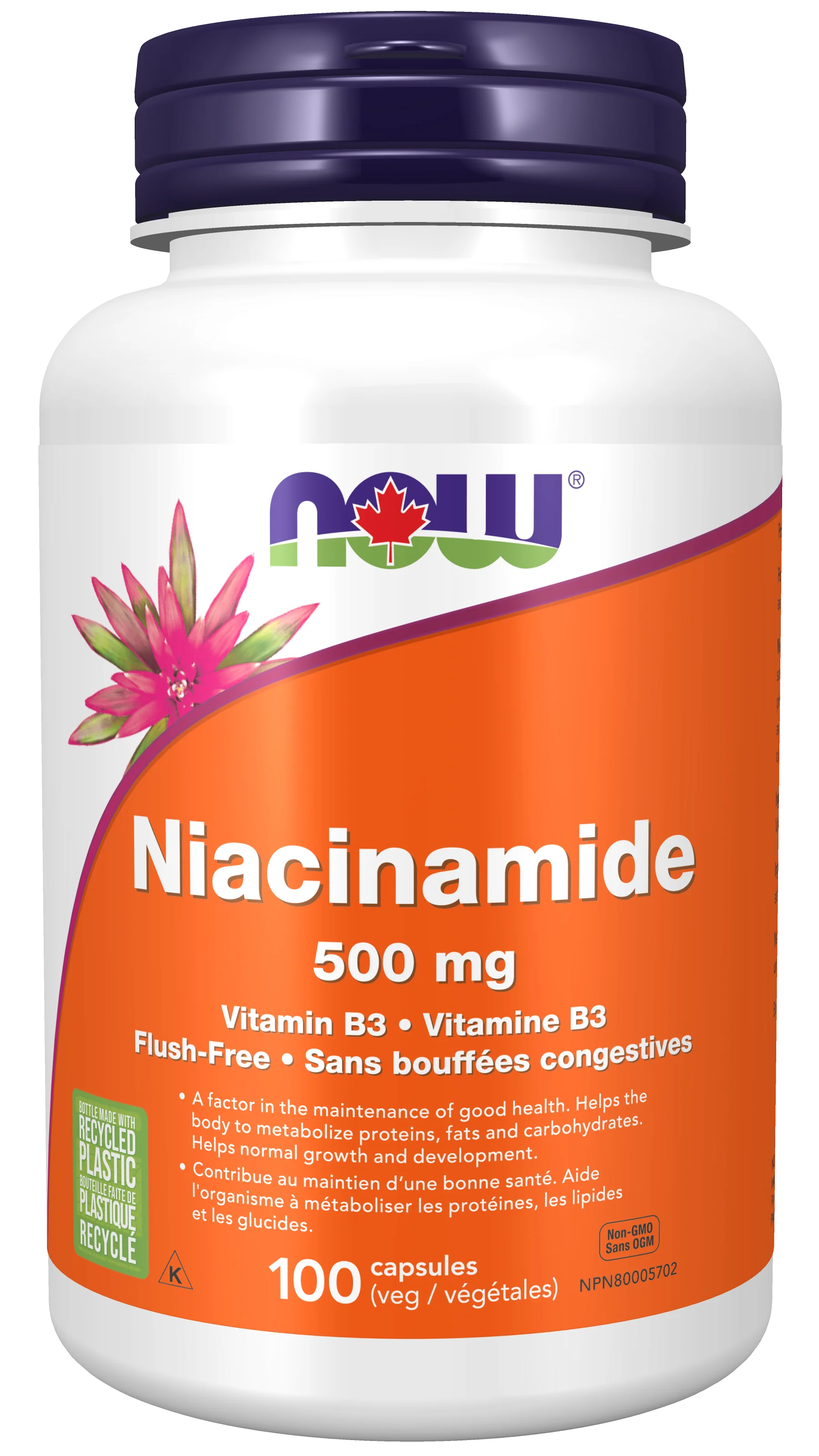 NOW - Niacinamide - 500 mg