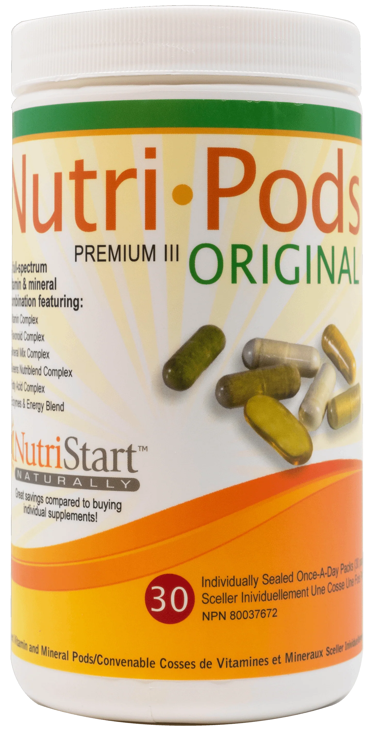 NutriStart Naturally - Nutri-Pods Premium II Original