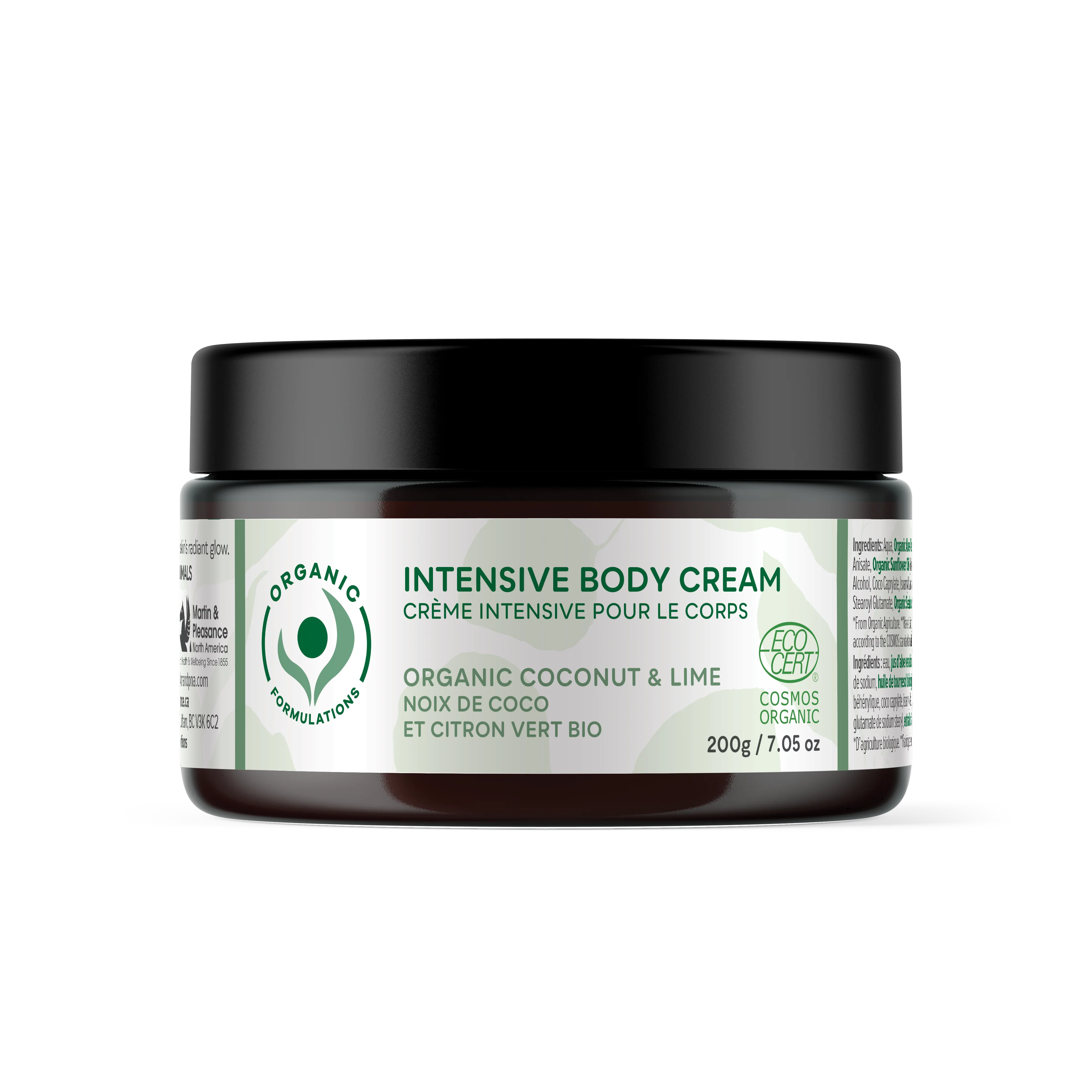 Organic Formulations - Intensive Body Cream Coconut & Lime