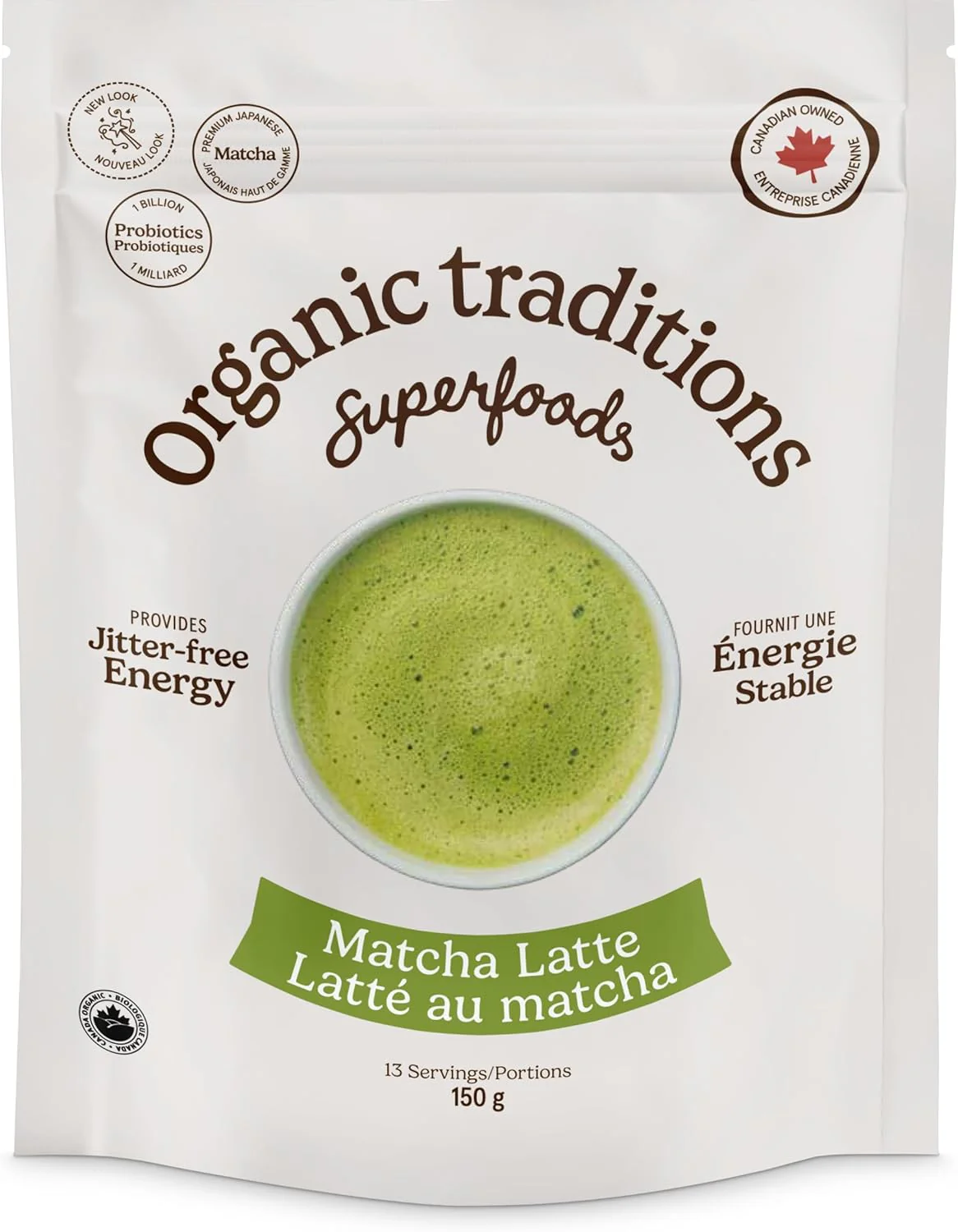 Organic Traditions - Matcha Latte w/Probiotics