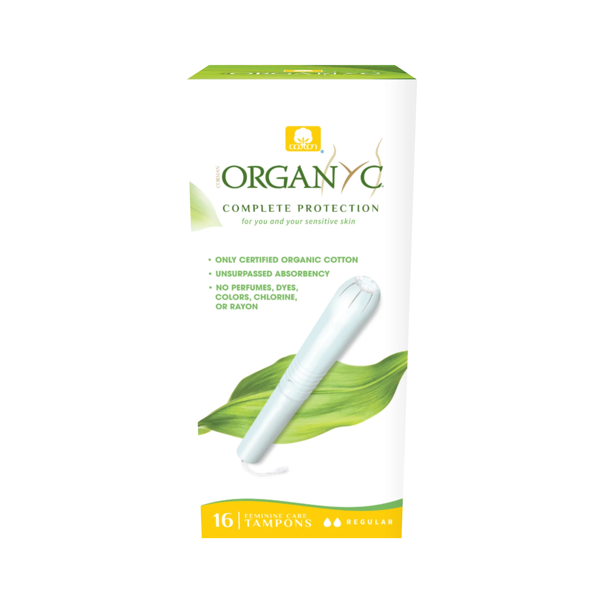 Organyc - Organic Cotton Tampons Regular w/Applicator