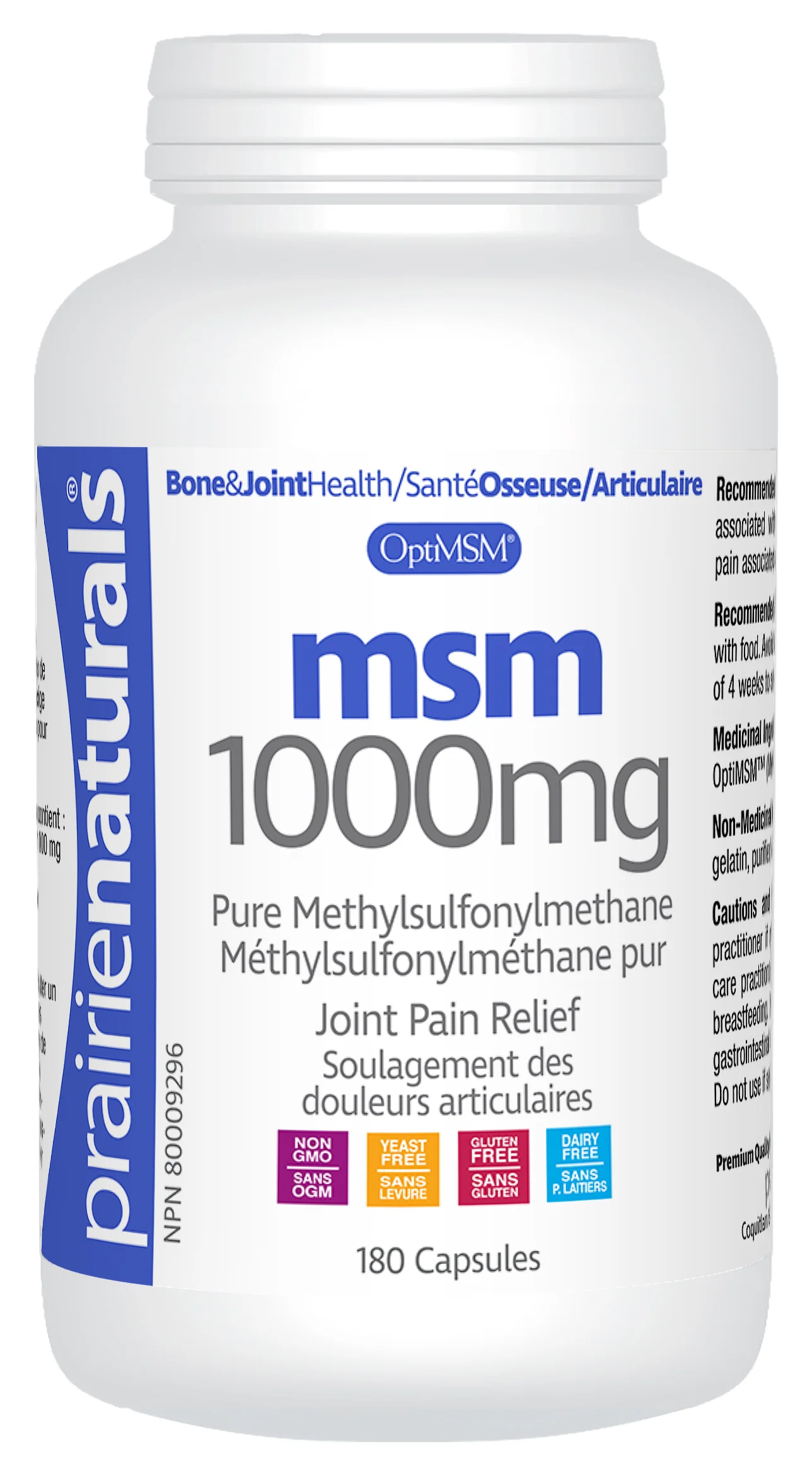 Prairie Naturals - MSM - 1000 mg - Image 2