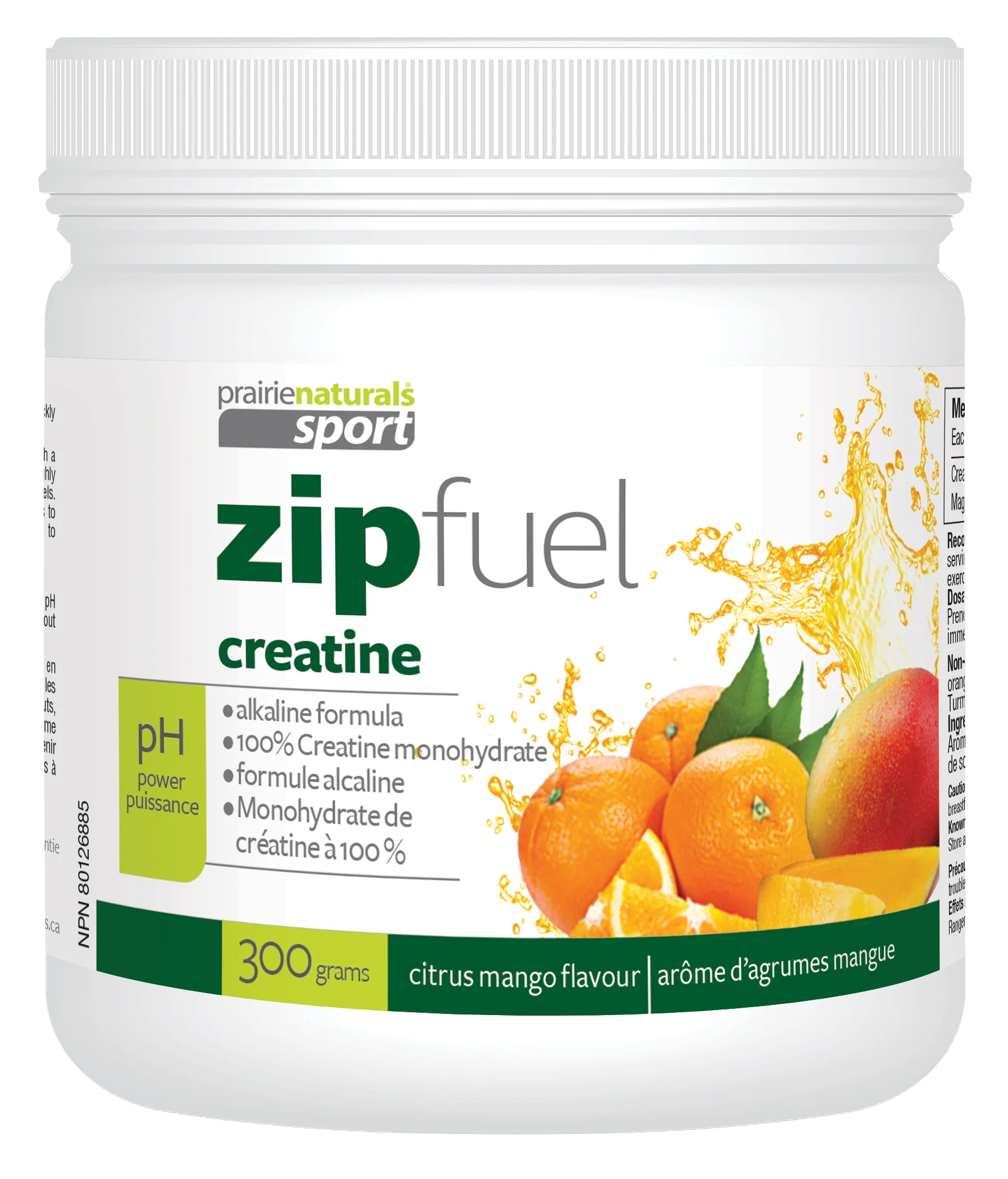 Prairie Naturals - Zip Fuel Creatine Citrus Mango - Image 2