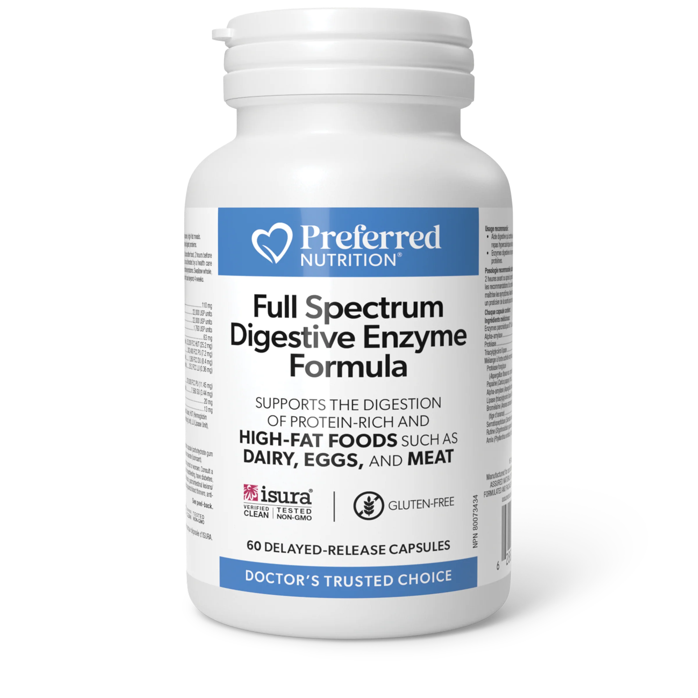 Preferred Nutrition - Full Spectrum Digestive Enzyme Formula