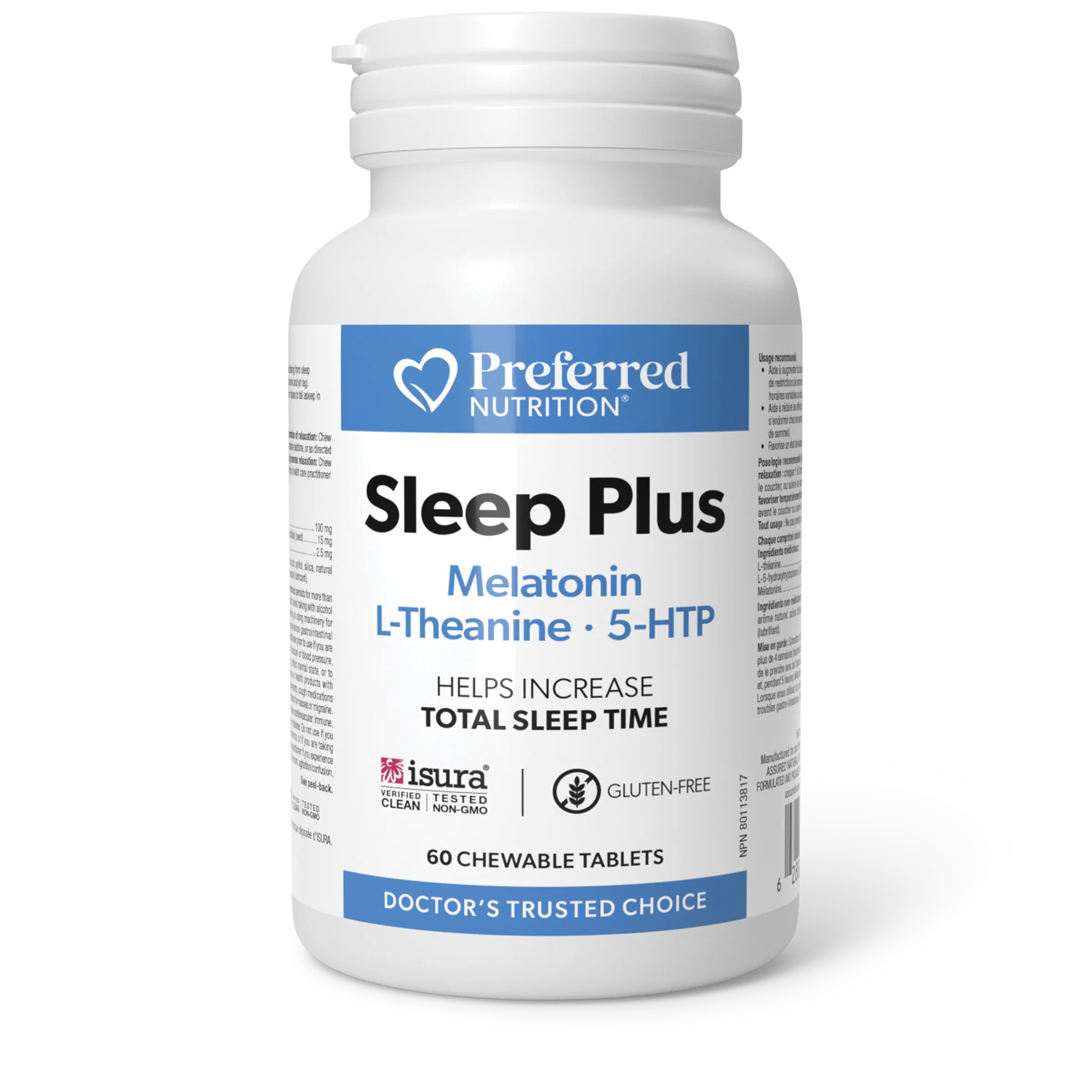 Preferred Nutrition - Sleep Plus Melatonin L-Theanine & 5-HTP